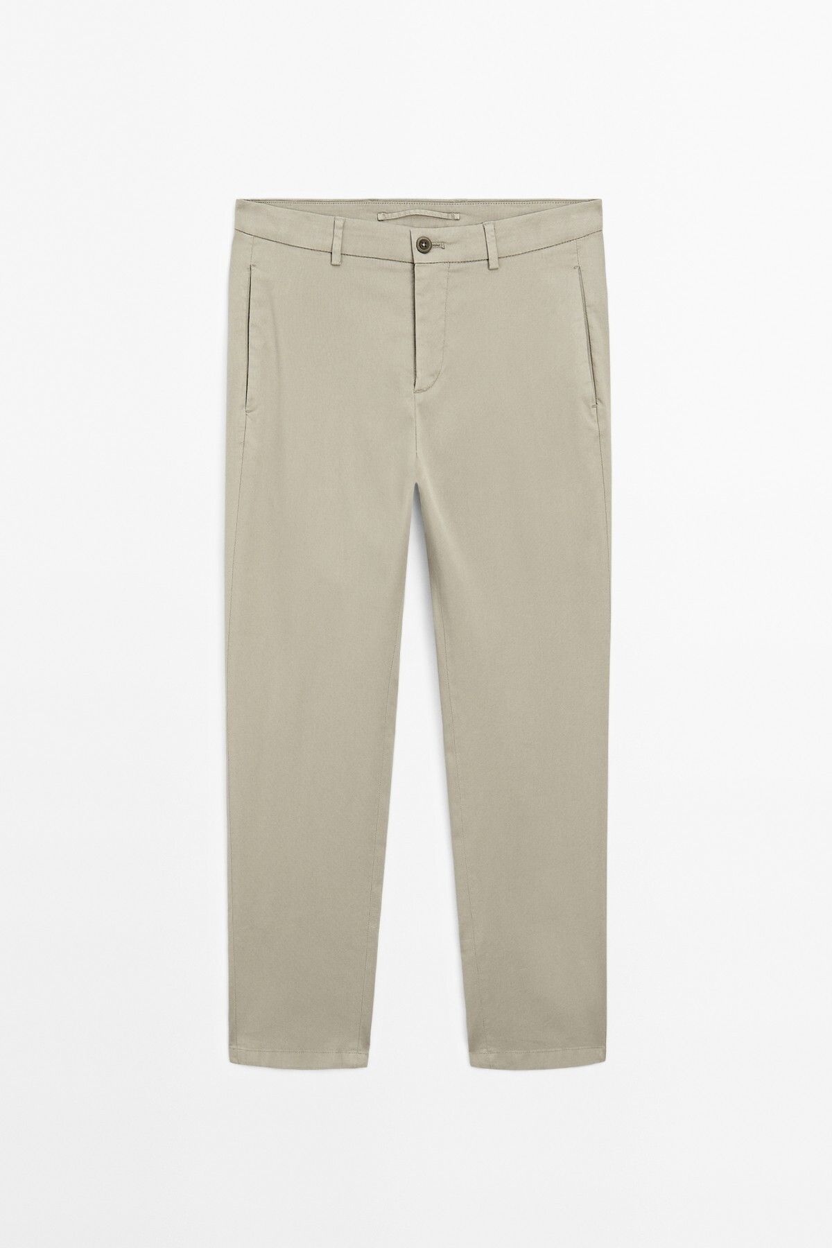 Massimo Dutti Pamuklu slim fit pantolon