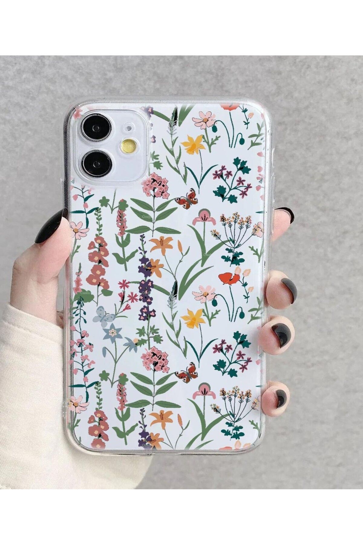 enfein Balporsuku IPhone 11 Pro Max İle Uyumlu Desenli Şeffaf Kılıfı PRO01 Kapak Gardream