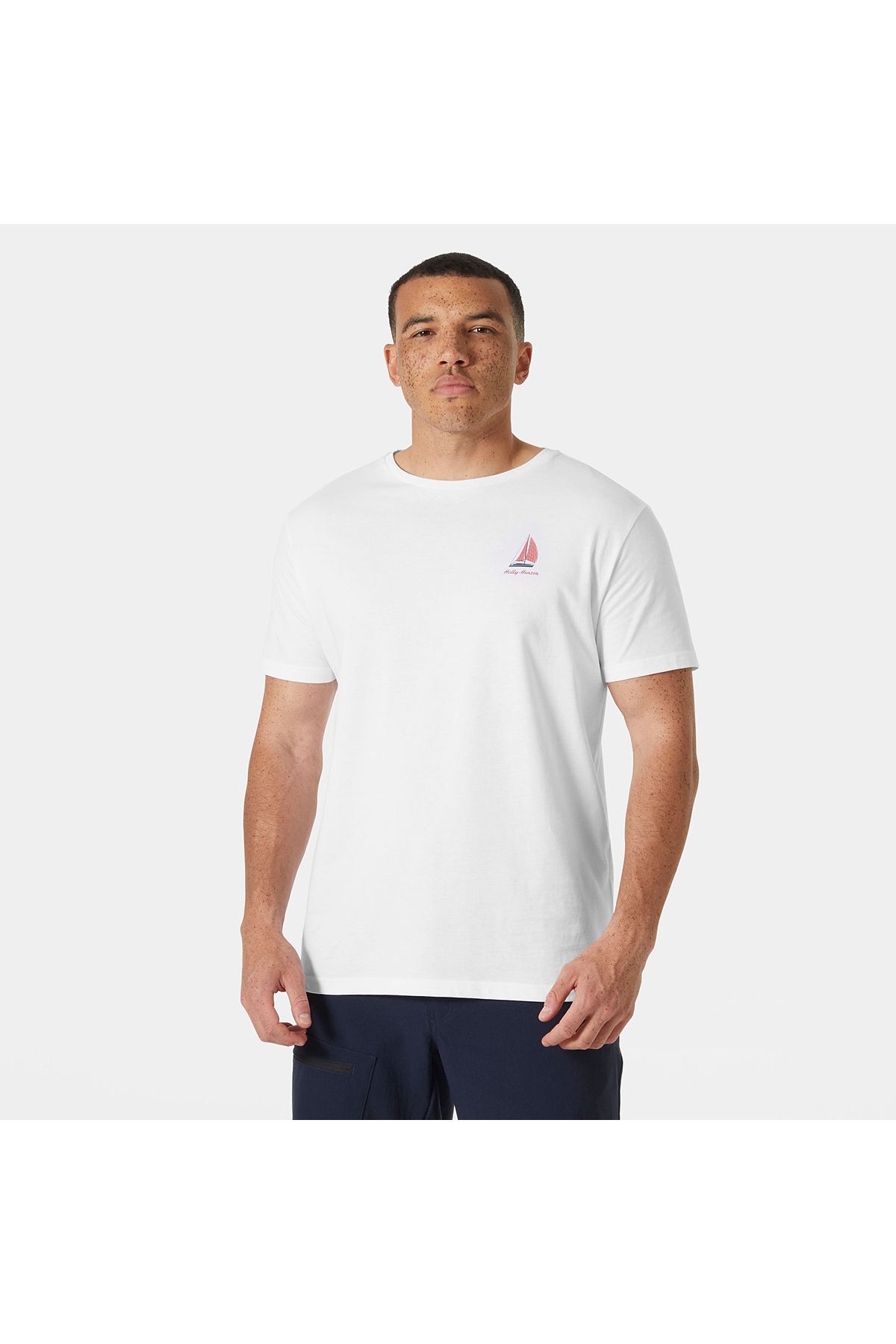 Helly Hansen Shoreline 3.0 Erkek Beyaz Yuvarlak Yaka Tişört