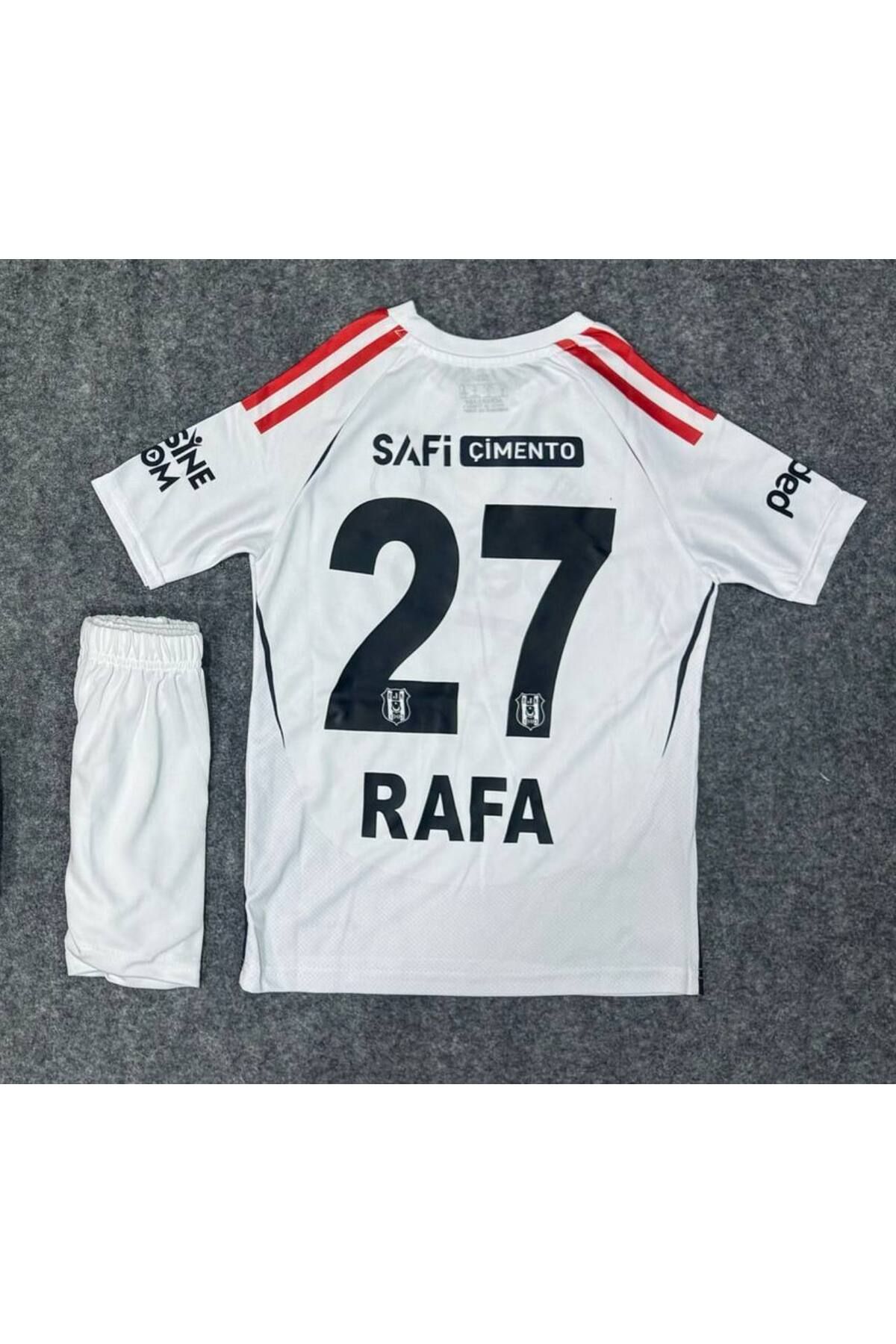 Alaturka Mix Beşiktaş./.2024/2025 Yeni Sezon Rafa.Silva-\\ Beyaz Alternatif Kısa Kol Çocuk Forması