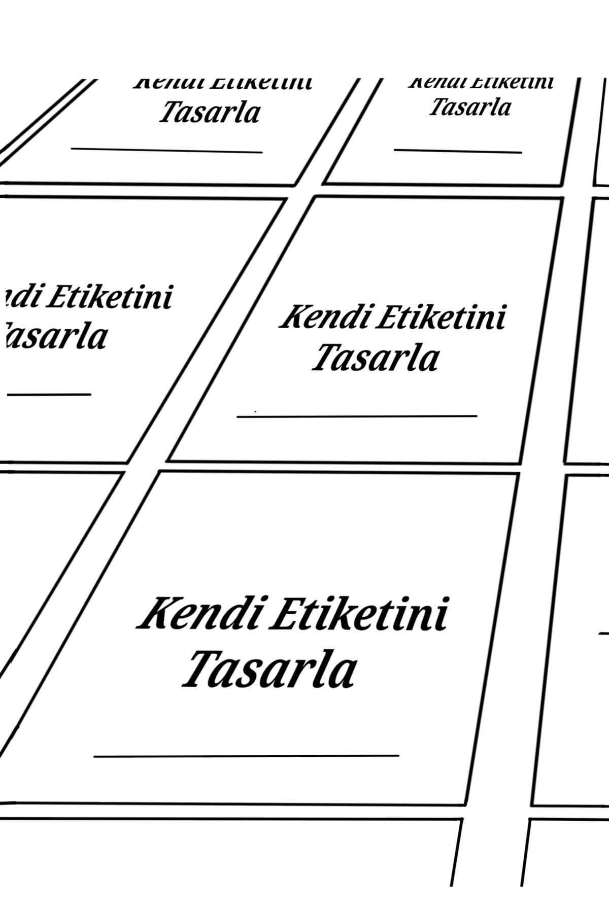 Beyazgece Kendi Etiketini Tasarla - Ölçü, Yazı ve Tarzını Oluştur