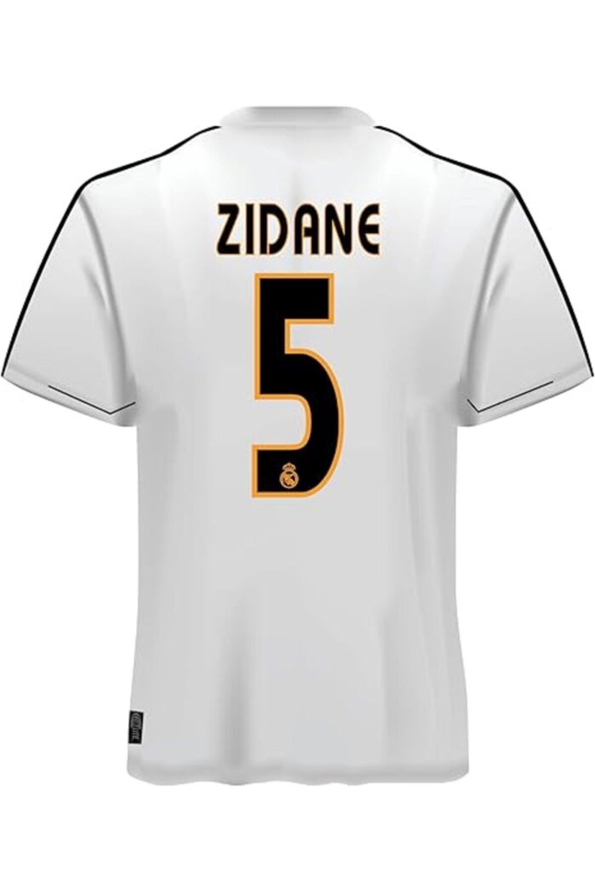 kombinezyum R.Madrid 03/04 İç Saha #5 Zidane Futbol Forması Retro Kısa Kollu Zizou