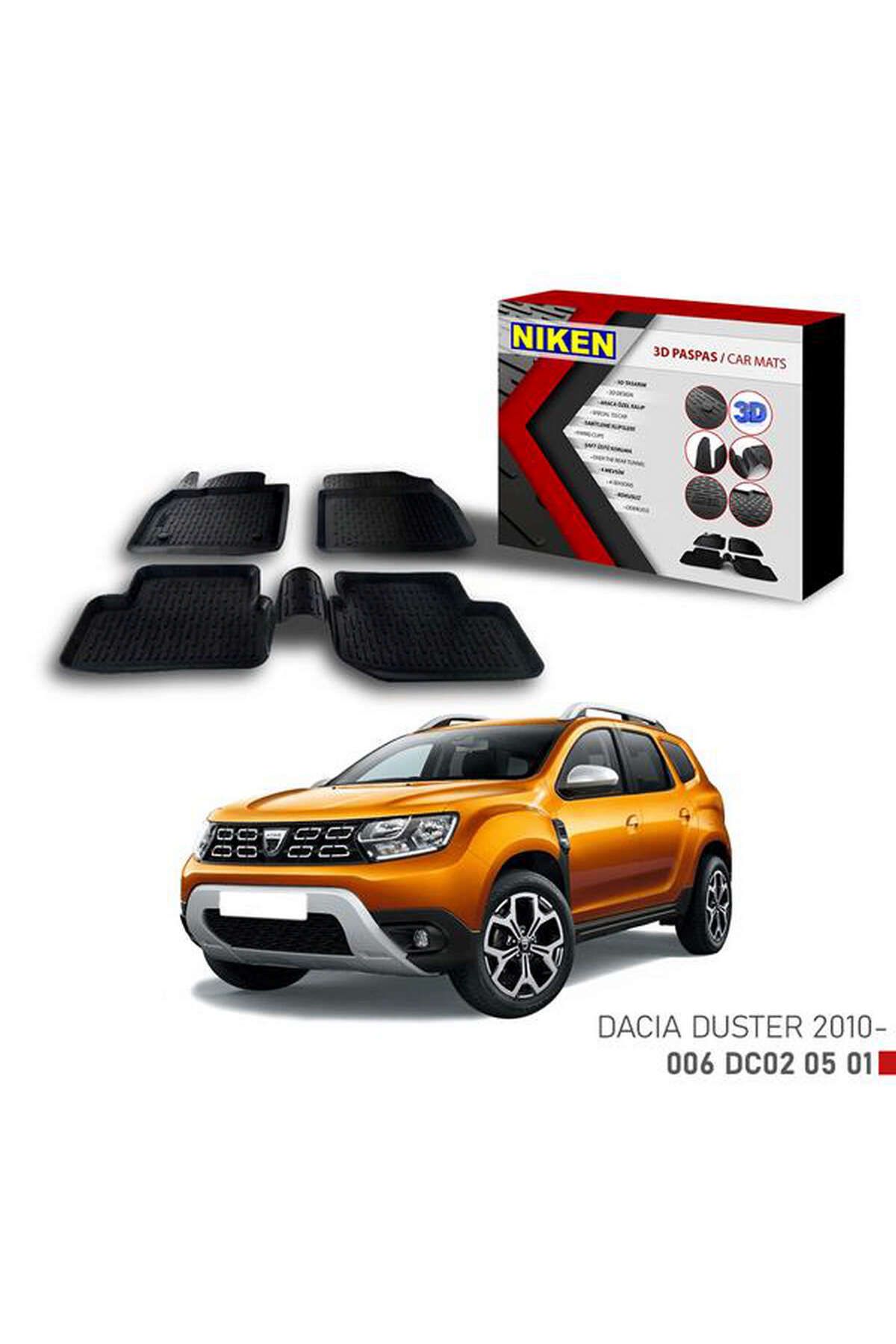 Universsal 3D PASPAS DACIA DUSTER 2010- DRSTR