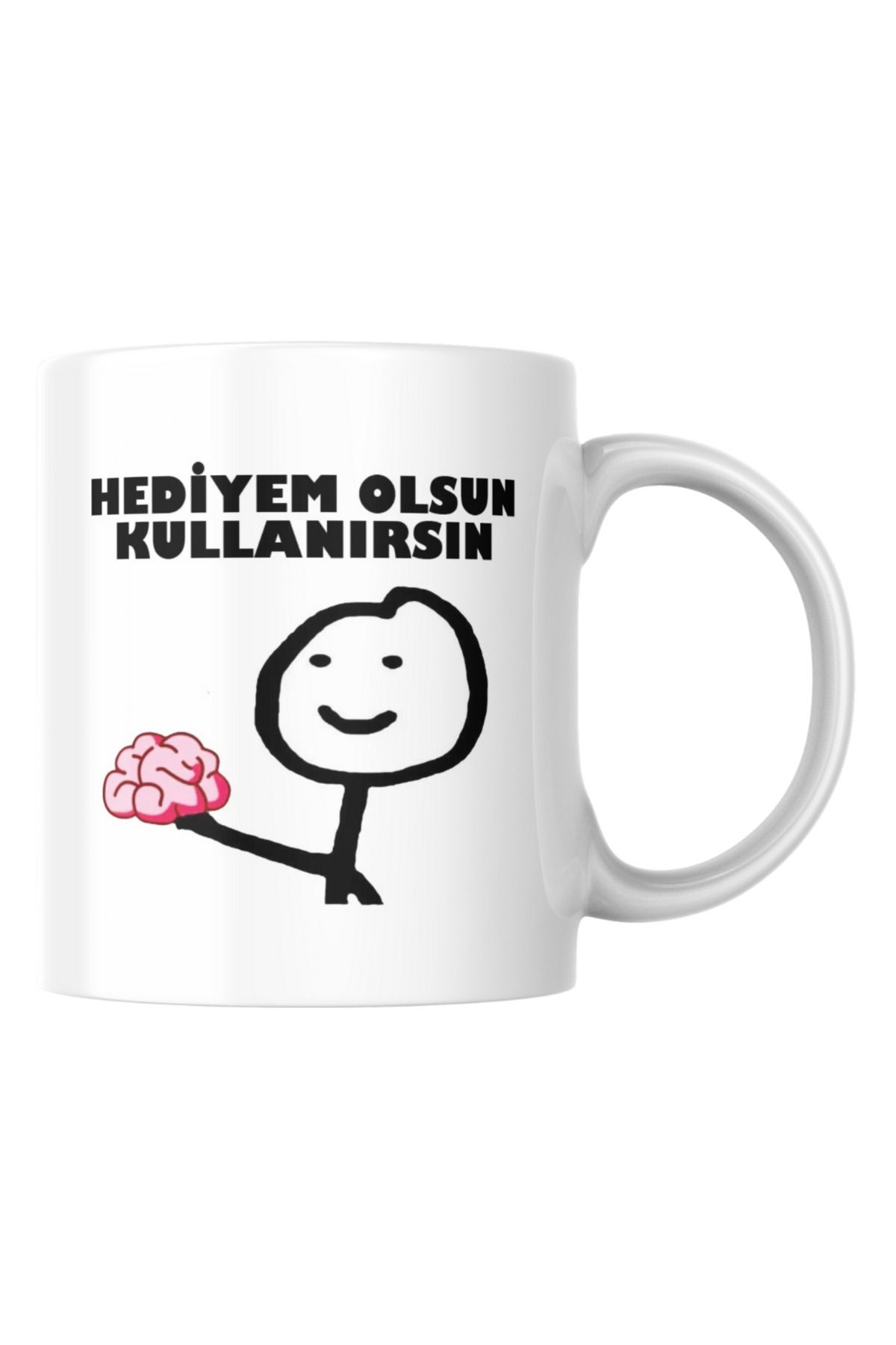 TakeTshirt Hediyem Olsun Komik Yazılı Kupa Bardak Hediyelik Çay Kahve Kupası Coffee Mug