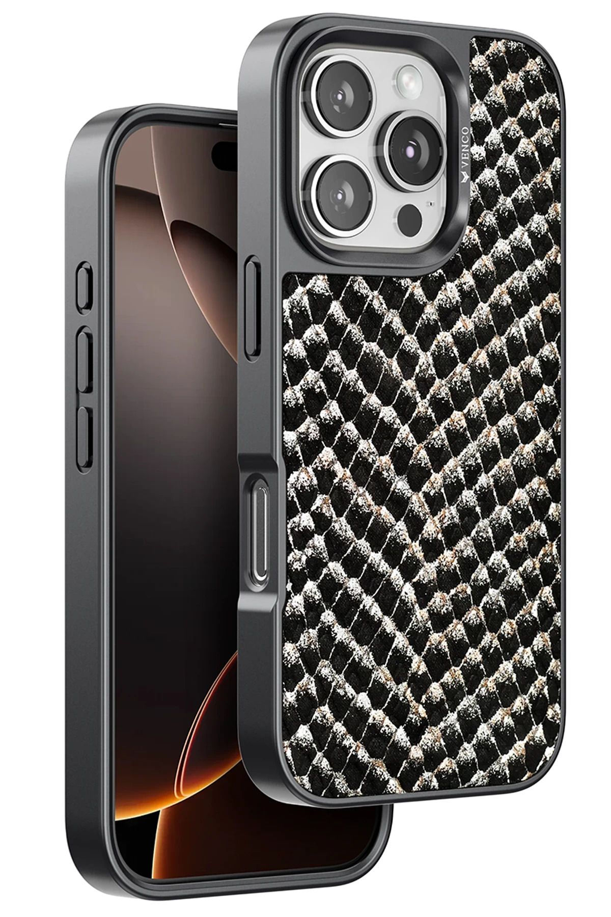 venco iPhone 16 Pro Viper Kapak - Siyah FERRG