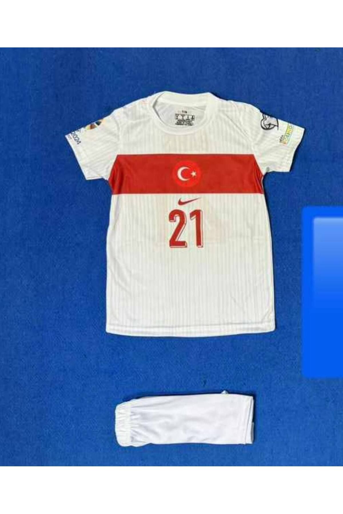 Alaturka Mix TÜRKİYE Milli Takım /.Barış Alper Beyaz Deplasman Çocuk Forması 4'lü Set
