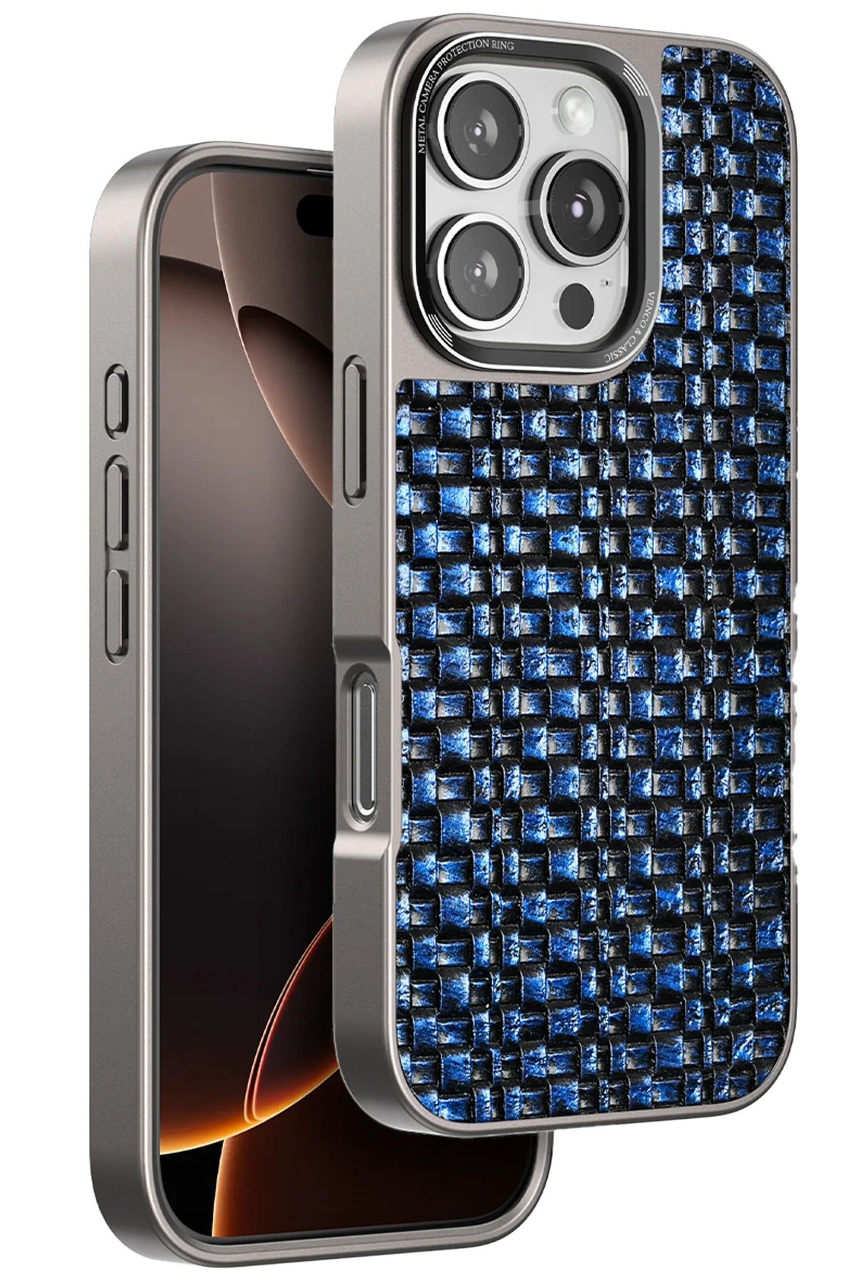 venco iPhone 16 Pro Max Brand Kapak - Lacivert FERRG