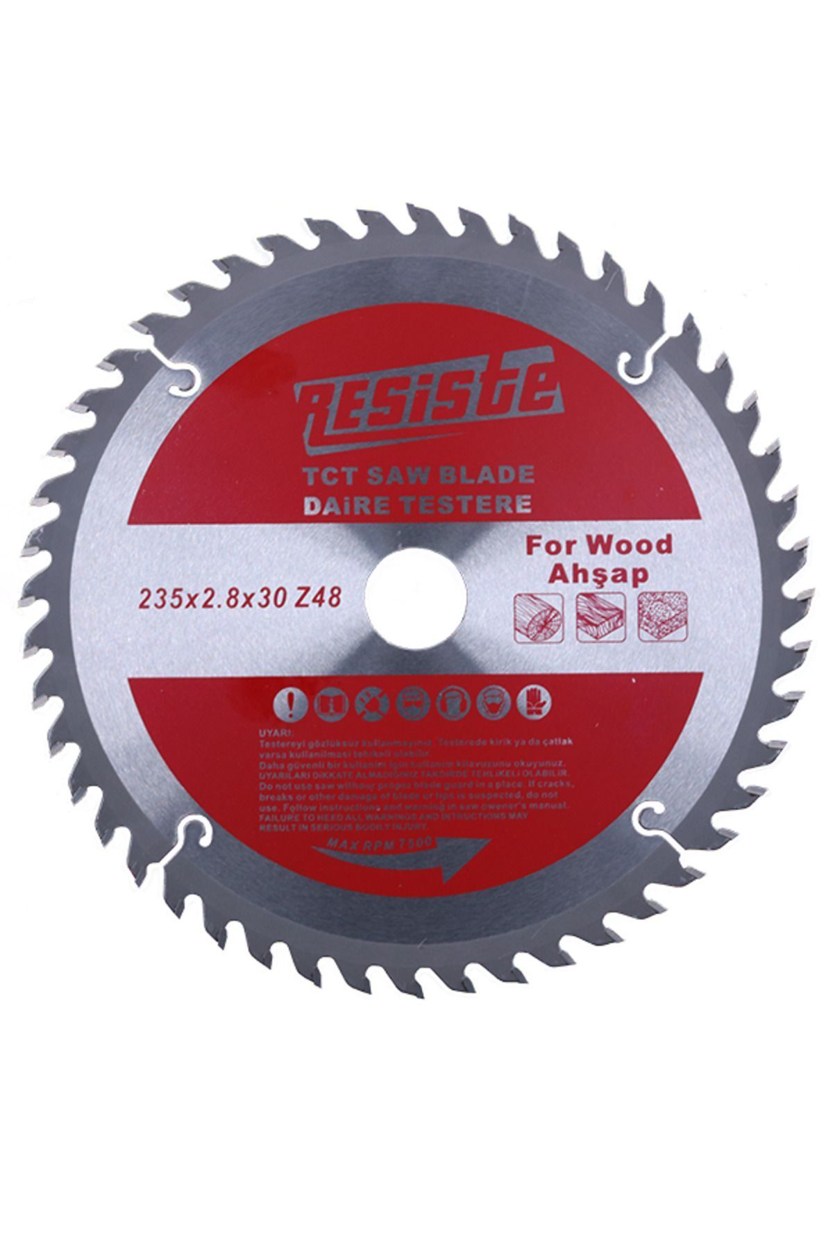 Resiste RESİSTE 235X2.6X30 Z48 SUNTA KESME TESTERESİ