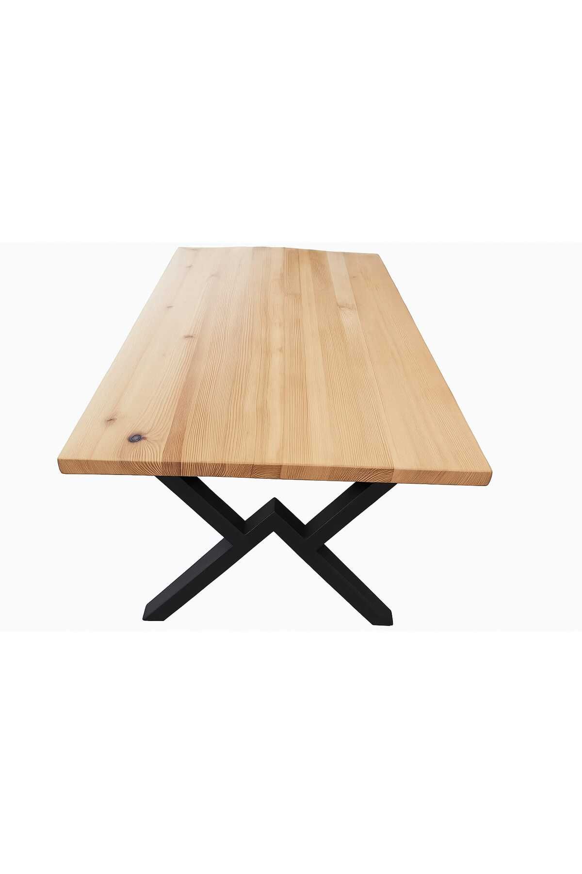 tropikalaiye 70x140 Ahşap Doğal Mutfak Yemek Masası