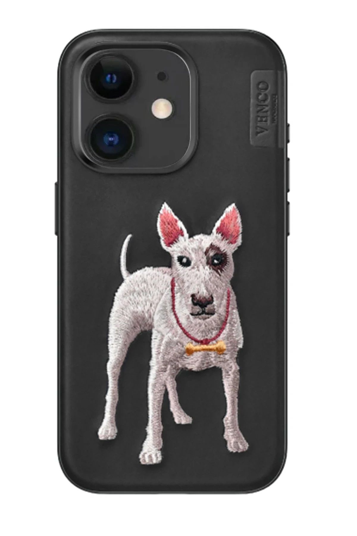 venco iPhone 11 Perma Desenli Kapak - Siyah FERRG