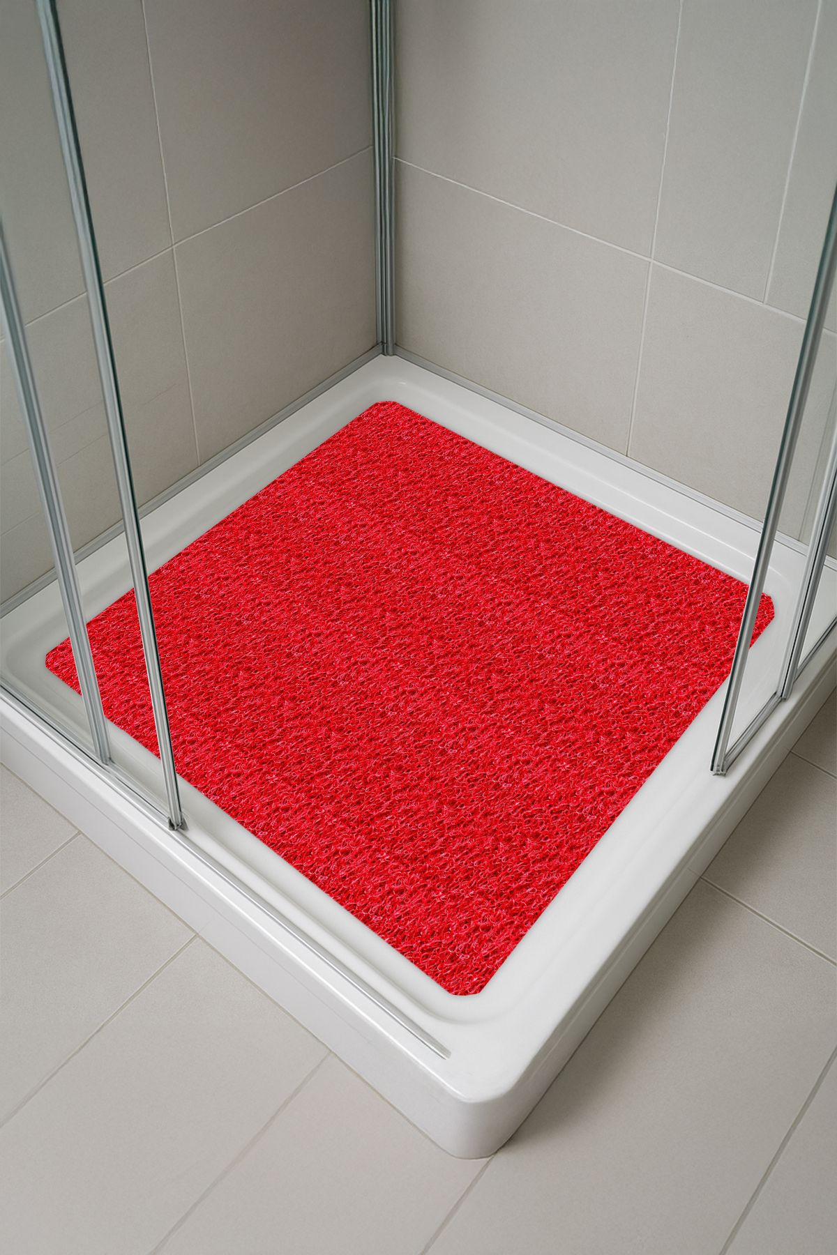 Paspas Yap Banyo Paspası Duşa Kabin Paspası Su Sıçratmaz Paspas Kaydırmaz Paspas (90x90 CM)