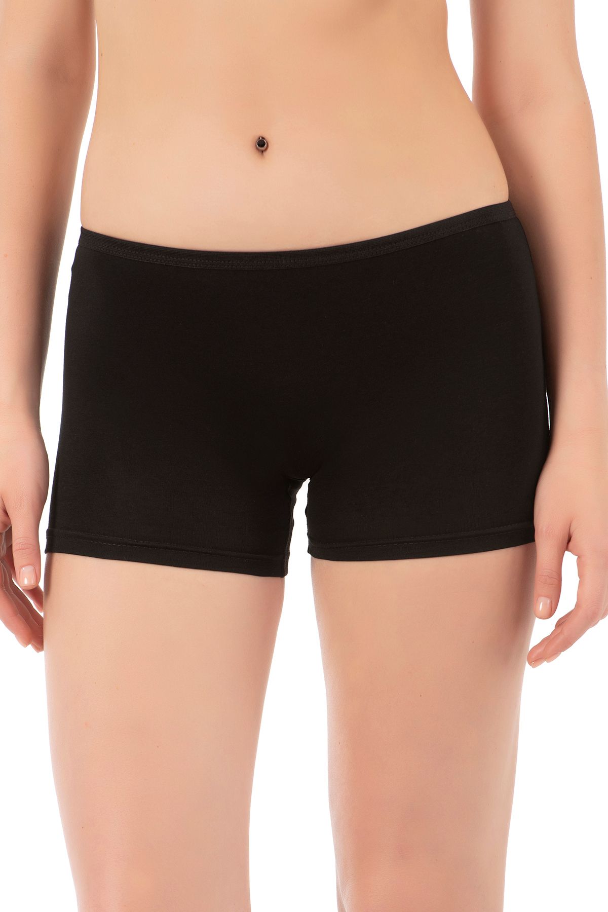 ÖZKAN underwear-Özkan 0412 Γυναικεία Lycra 95% βαμβακερό μονό ζέρσεϊ εύκαμπτο άνετο κολάν μπόξερ 3