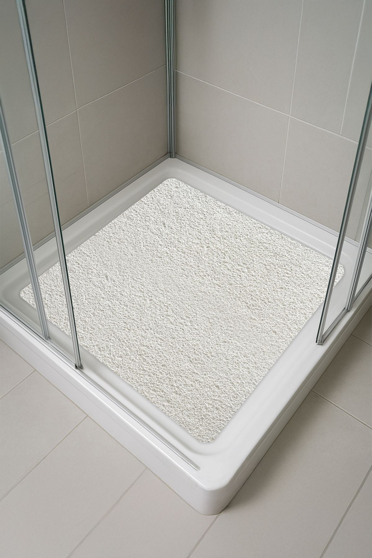 Paspas Yap Banyo Paspası Duşa Kabin Paspası Su Sıçratmaz Paspas Kaydırmaz Paspas (90x90 CM)