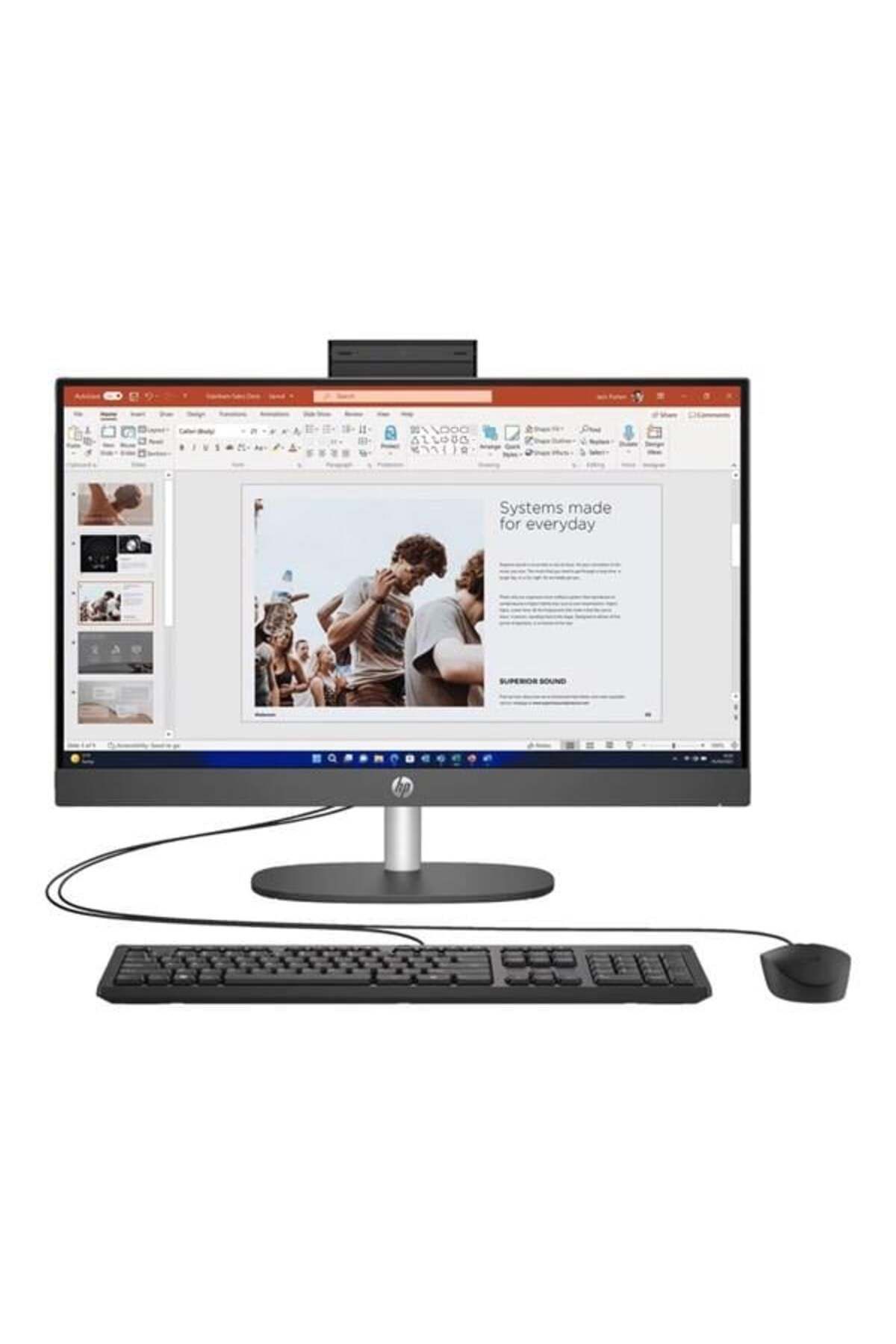 HP 23.8" Pro One G10 A1jy8es Core I7 1355u 32gb Ram- 1tb Nvme O/b Uhd Fdos Beyaz