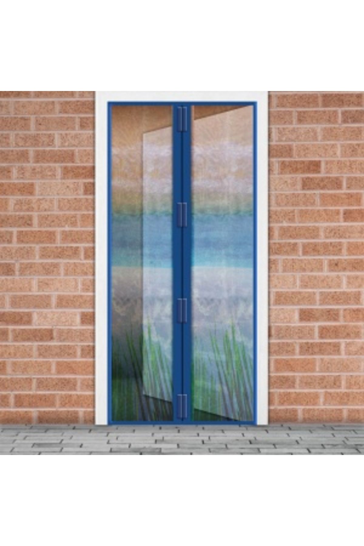 Garden of Eden Plasa Magnetica Anti-tantari - Usa - Protectie Insecte Inchidere Magnetica 100 X 210 Cm, Albastra - One Size