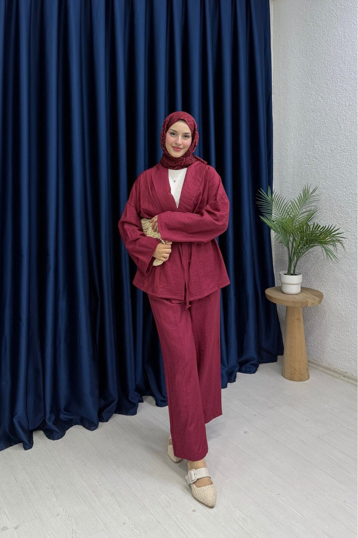 lurex moda Kimona Takımı
