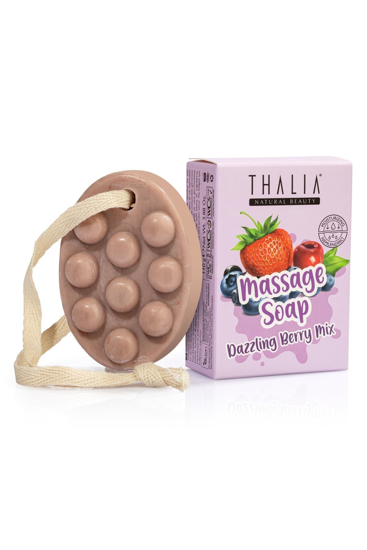 ela777 Yoğun Nemlendirici Etkili Dazzling Berry Mix Masaj Sabunu 110g Selülit Masaj Sabunu