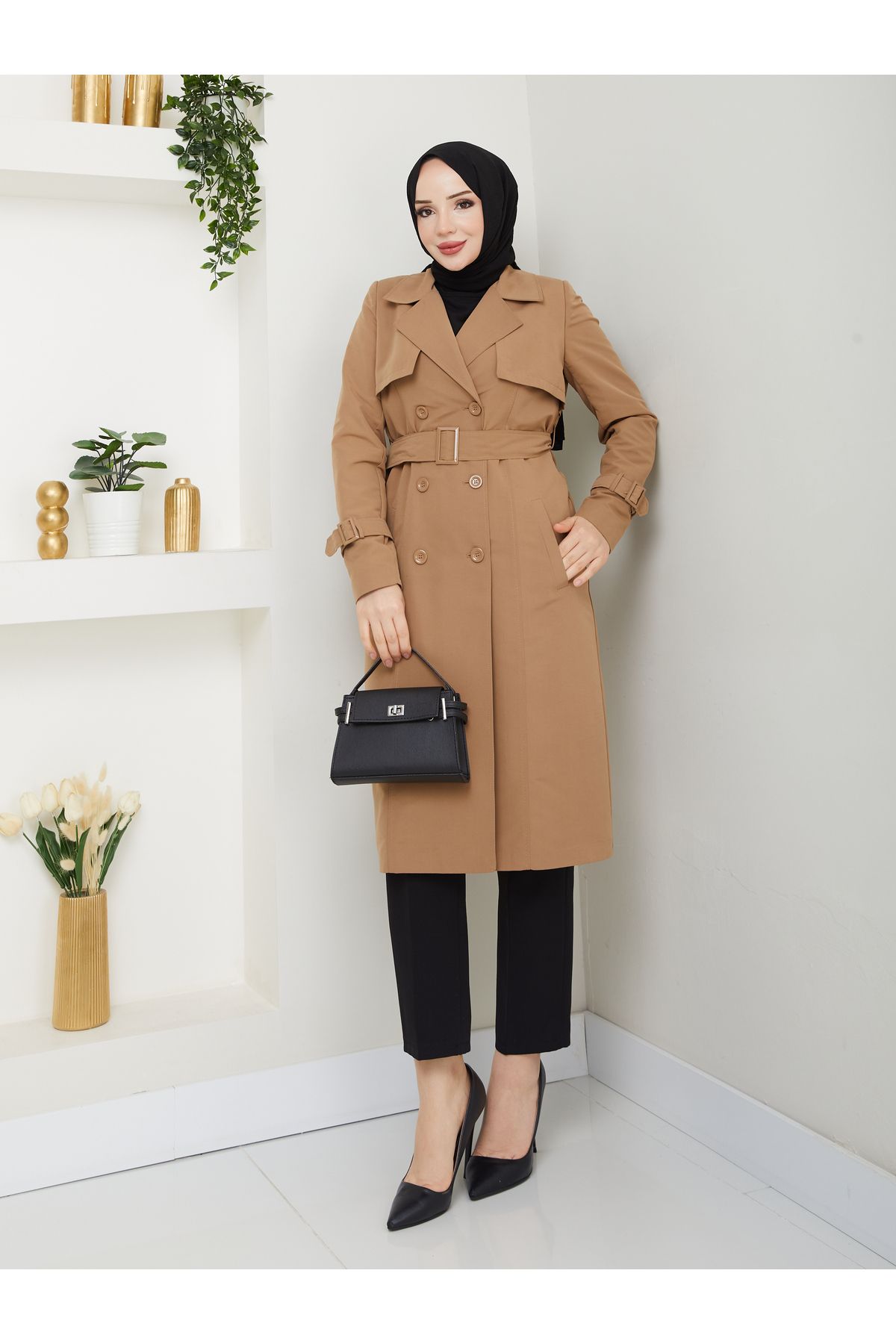 Moda İncir 4003 TRENÇKOT