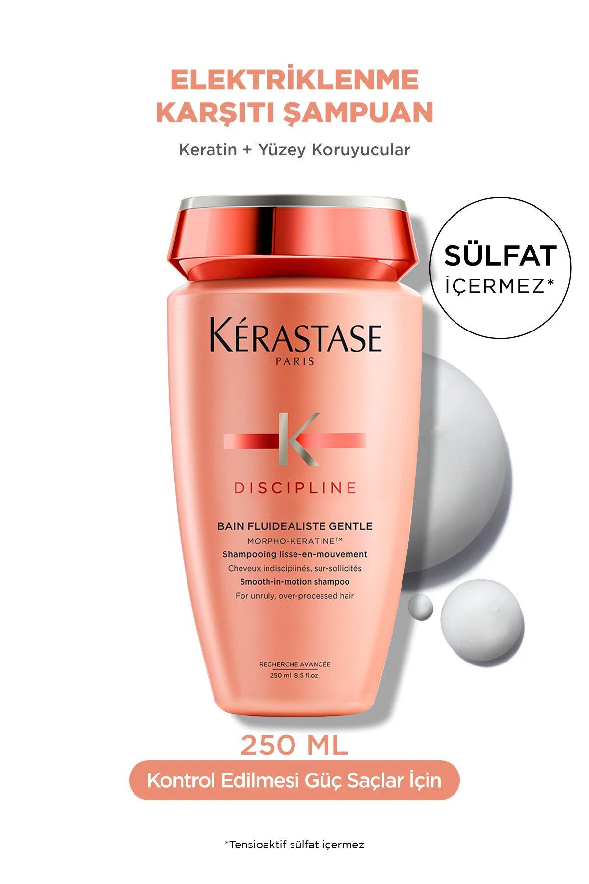 Kerastase Discipline Bain Fluidéaliste Saça Esneklik ve Yumuşaklık Kazandıran Şampuan 250ml