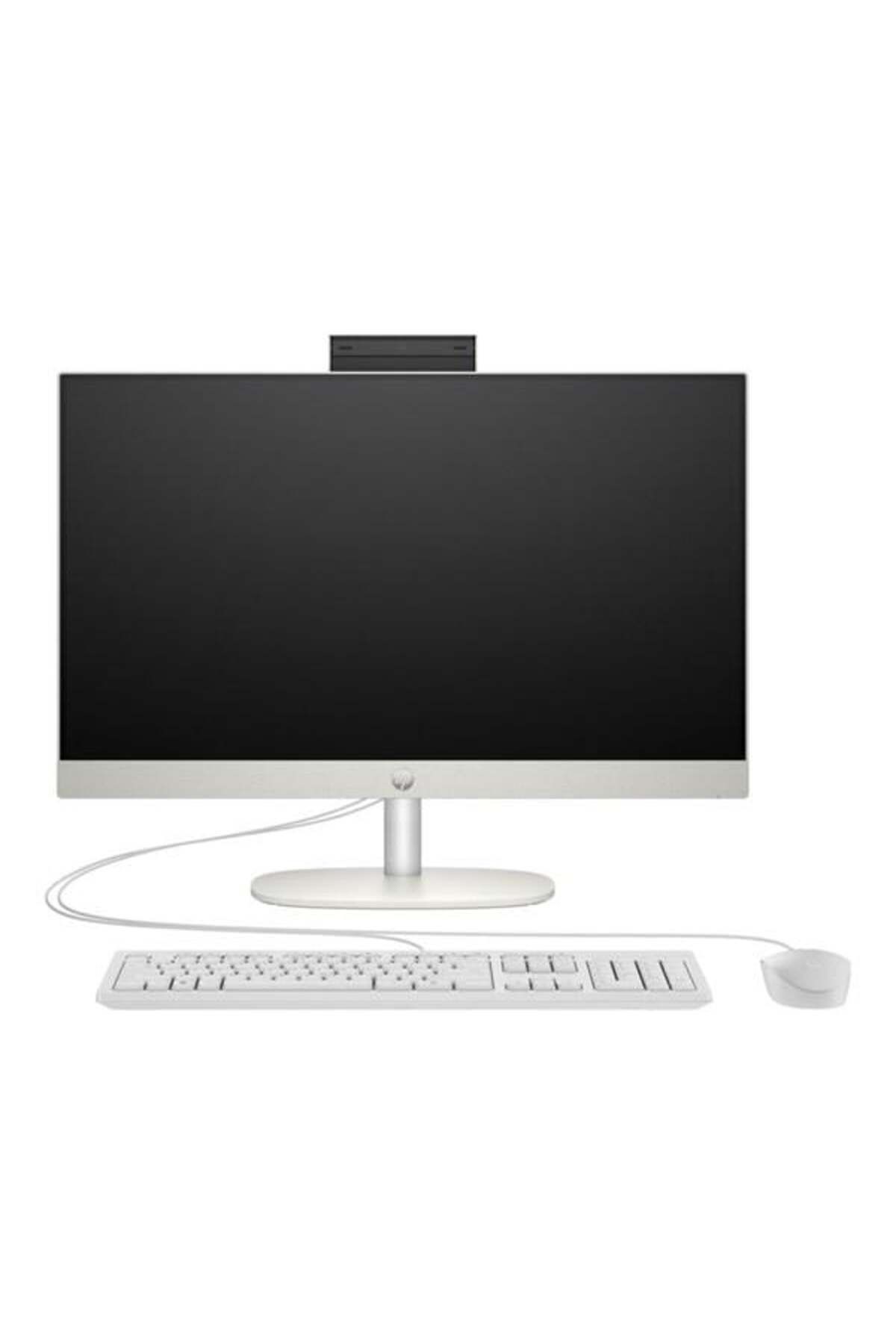 HP 23.8" 245 G10 A1jy9es Ryzen 5 7520u 16gb Ram- 512gb Nvme O/b Uhd Fdos Beyaz