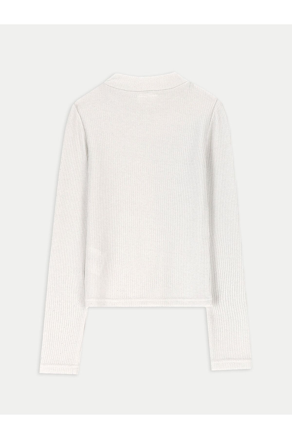 Coccodrillo-Girl Sweater ZC4172101EPG White 2