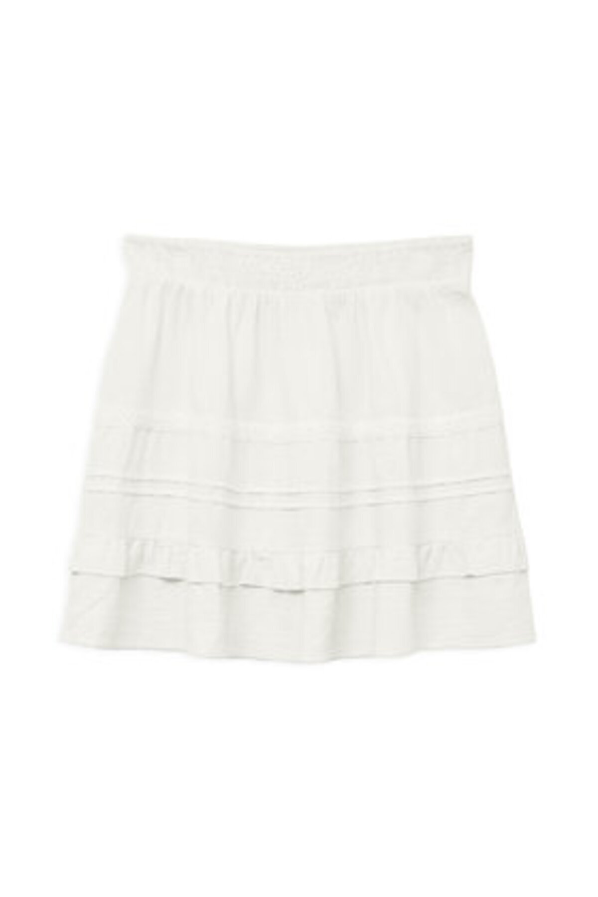 Vero Moda-Fustă mini pentru femei 10325239 Alb 2