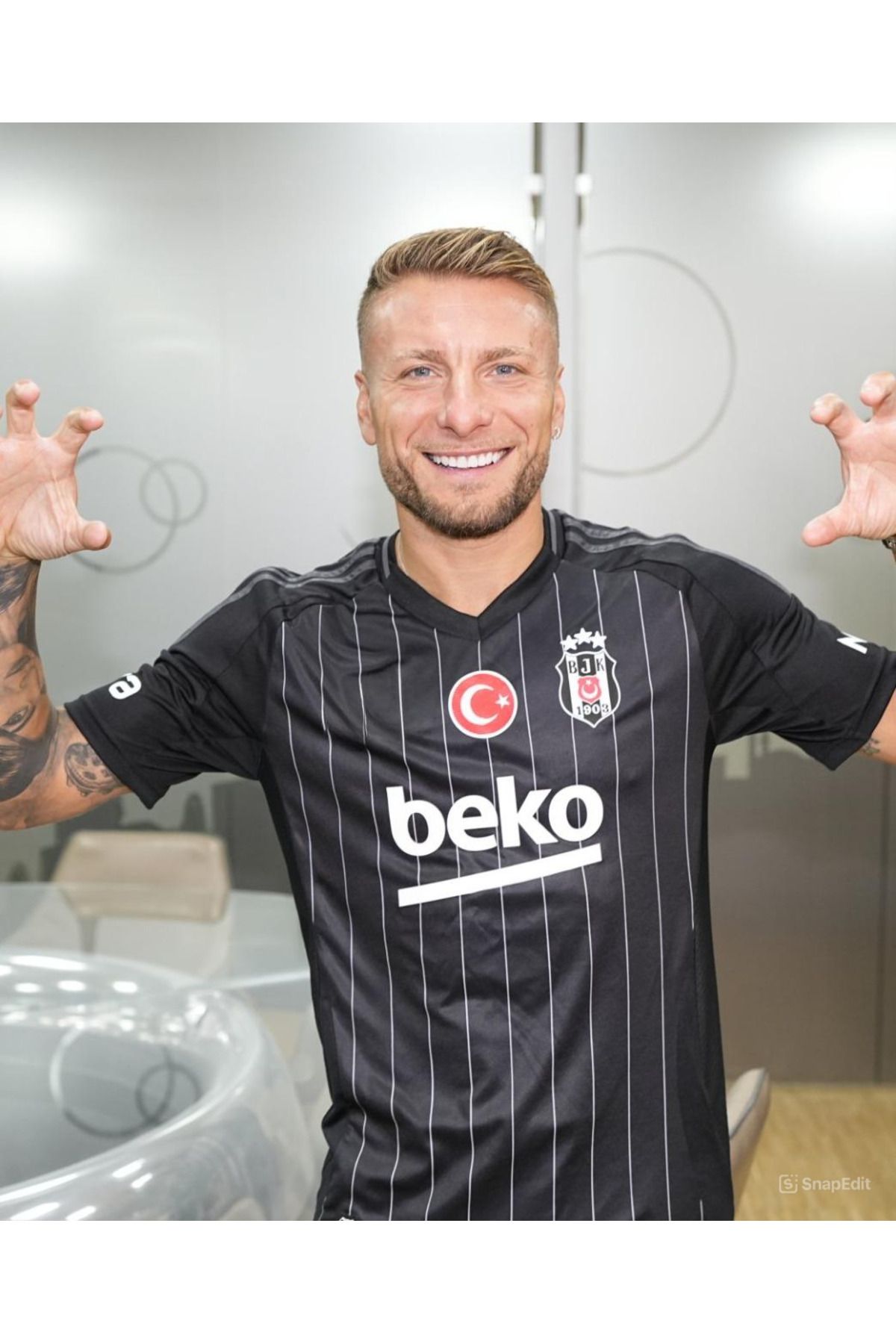 Alaturka Mix Beşiktâş' 2024/25- CİRO' İMMOBİLE' 17 Deplasman SİYAH Forması