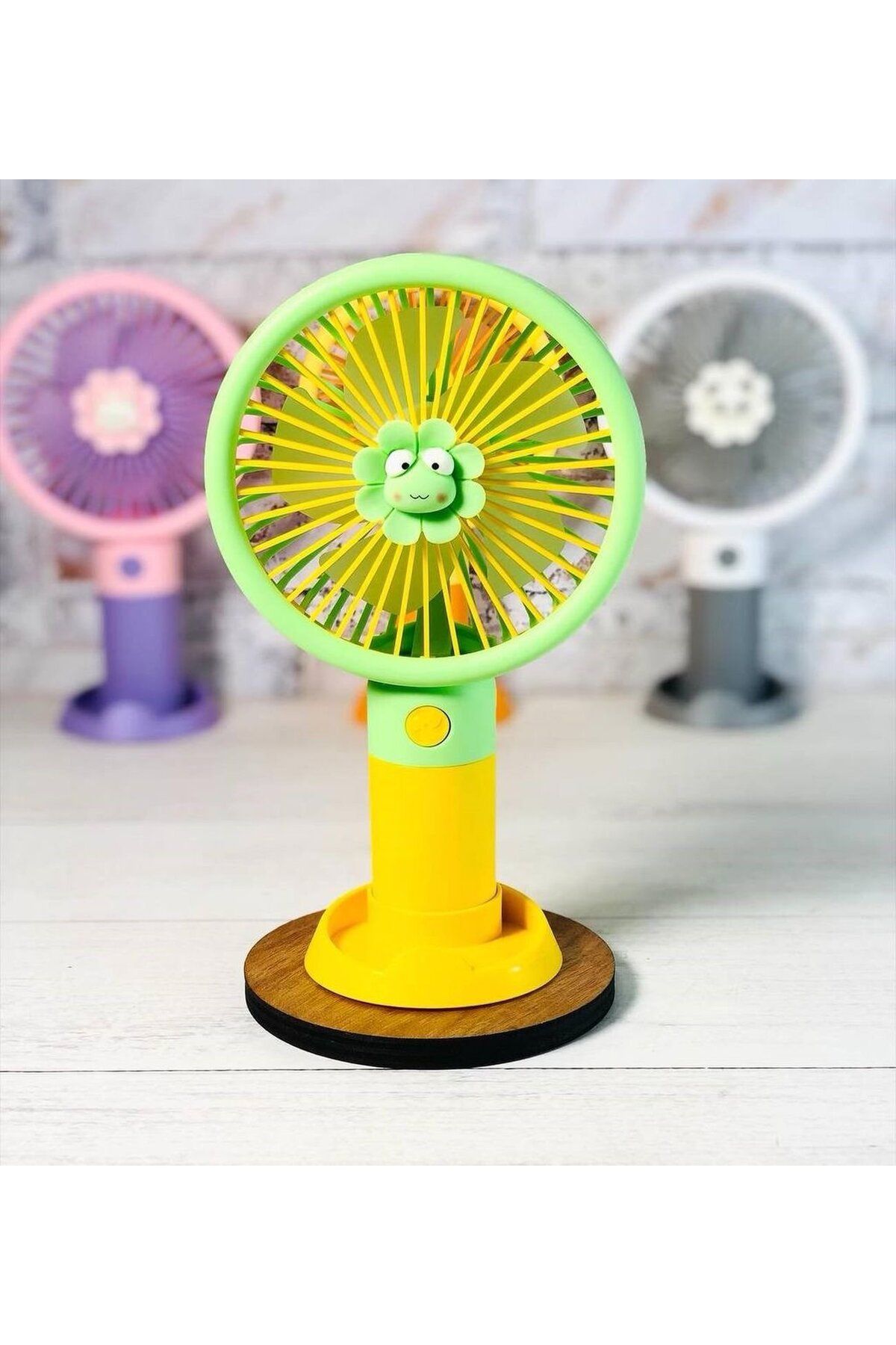 Sandex 3D FİGÜRLÜ ŞARJLI MASA ÜSTÜ MİNİ FAN