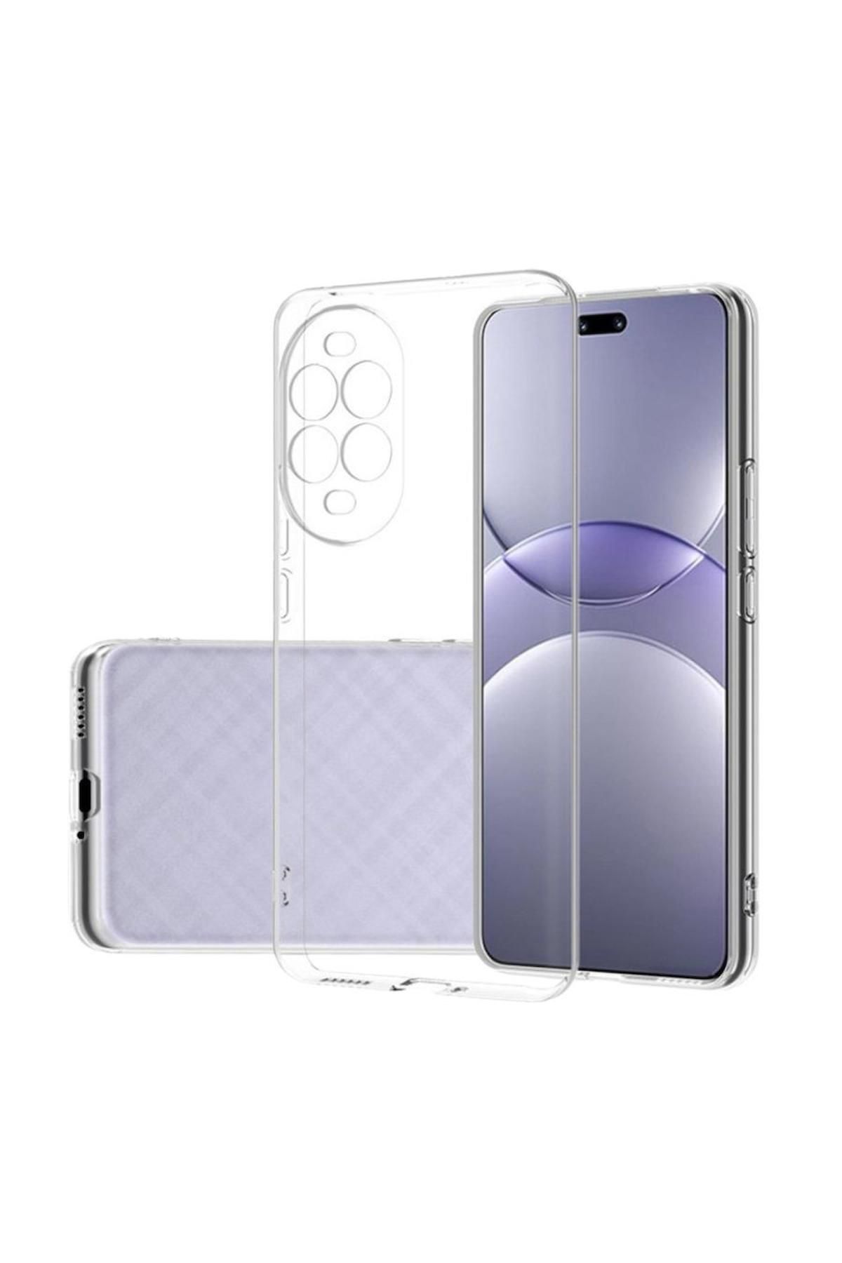 HANPORIUM Huawei Nova 13 Pro Uyumlu Şeffaf Silikon Kılıf - Kamera Korumalı Esnek Tam Koruma Kapak