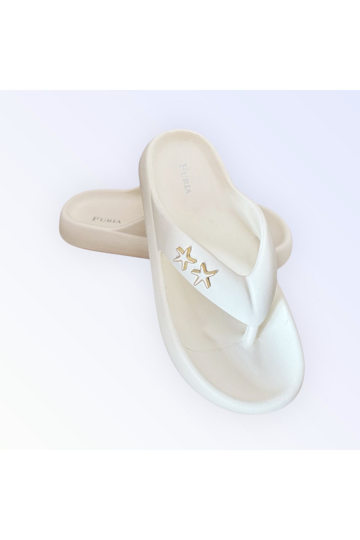 FURIA SHOES TAŞLI PARMAK ARASI EVA TERLİK