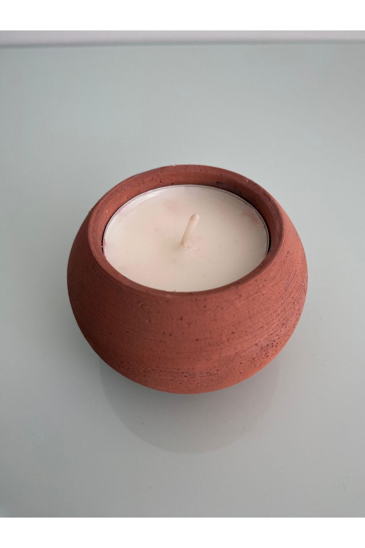 Ornia El Yapımı Dekoratif Küre Tamamlayıcı Beton Tealight Mumluk