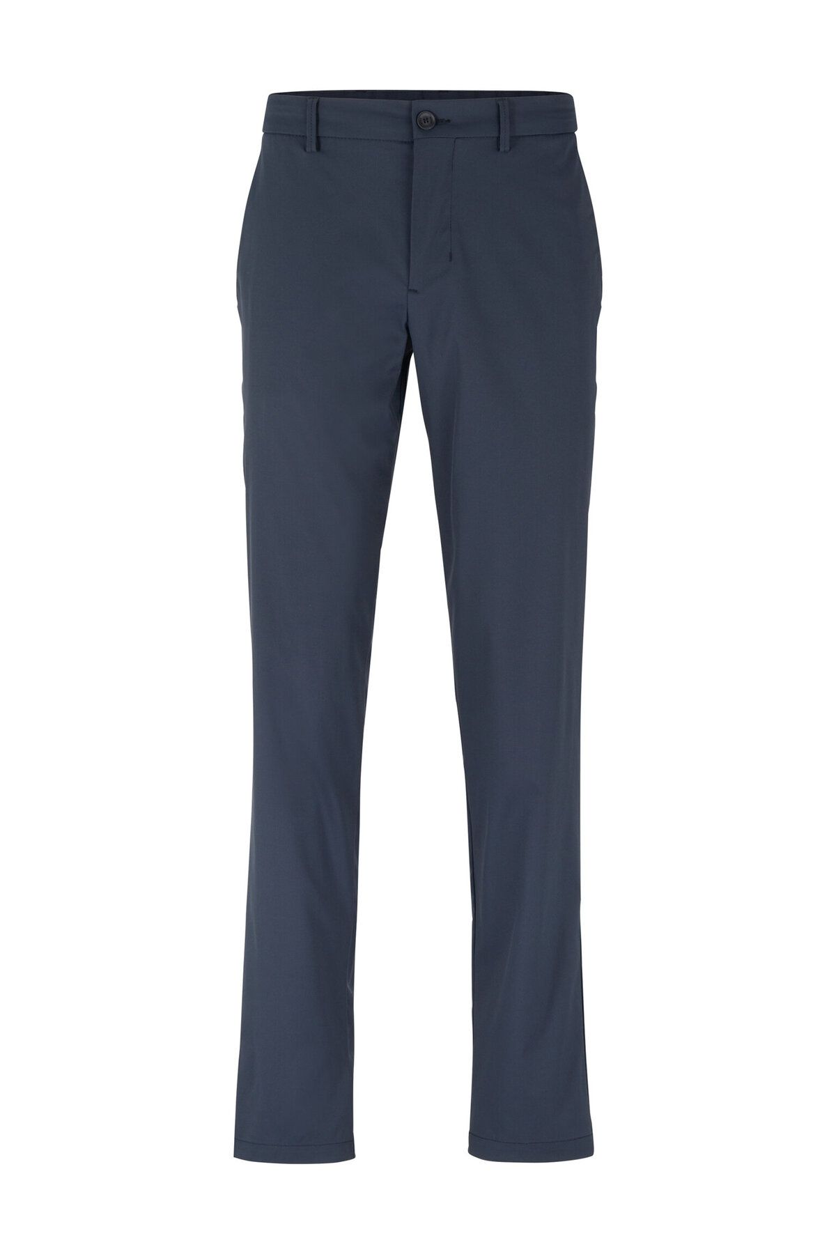 BOSS-Men's Fabric Trousers 50482656 Navy Blue 1