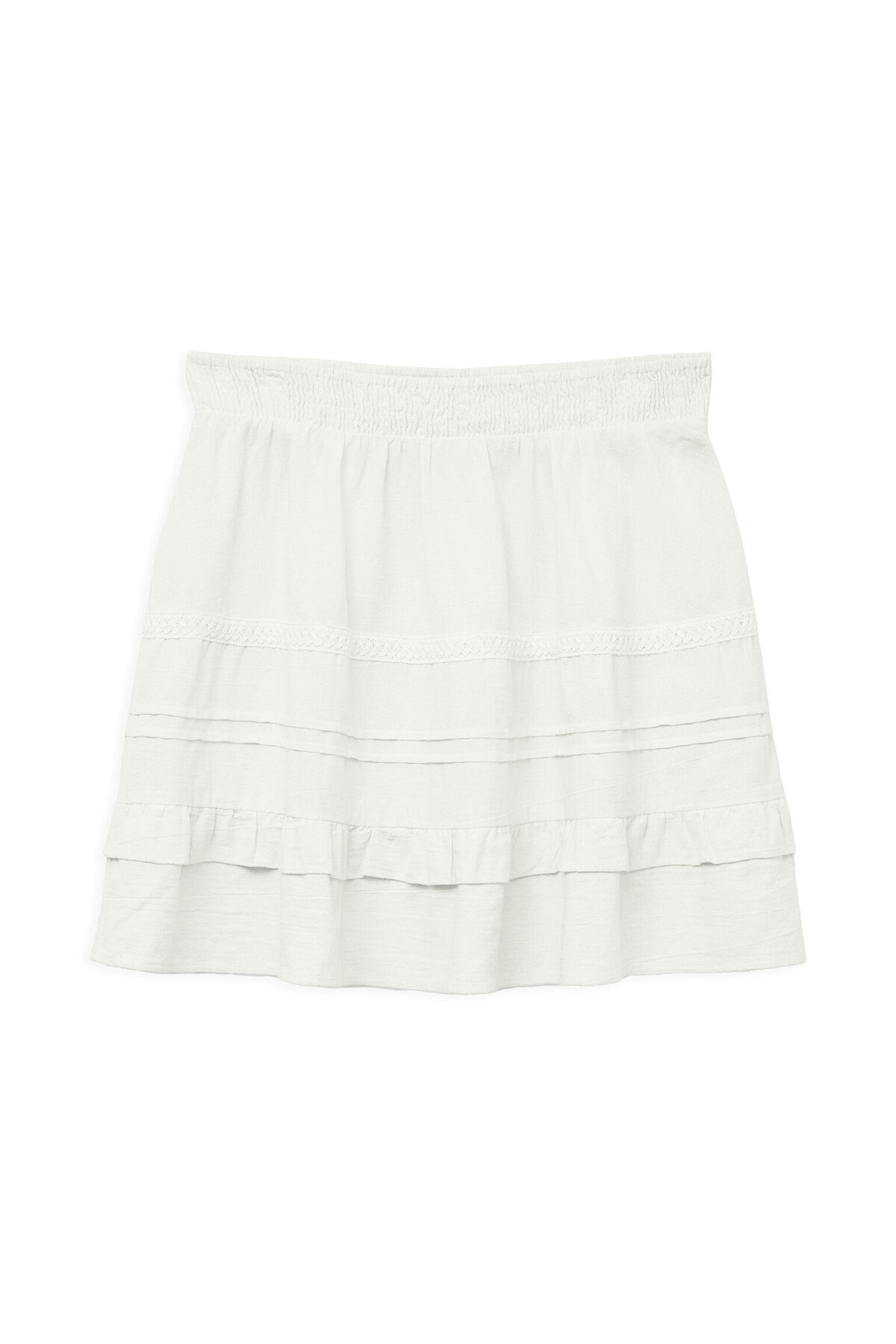Vero Moda-Fustă mini pentru femei 10325239 Alb 1