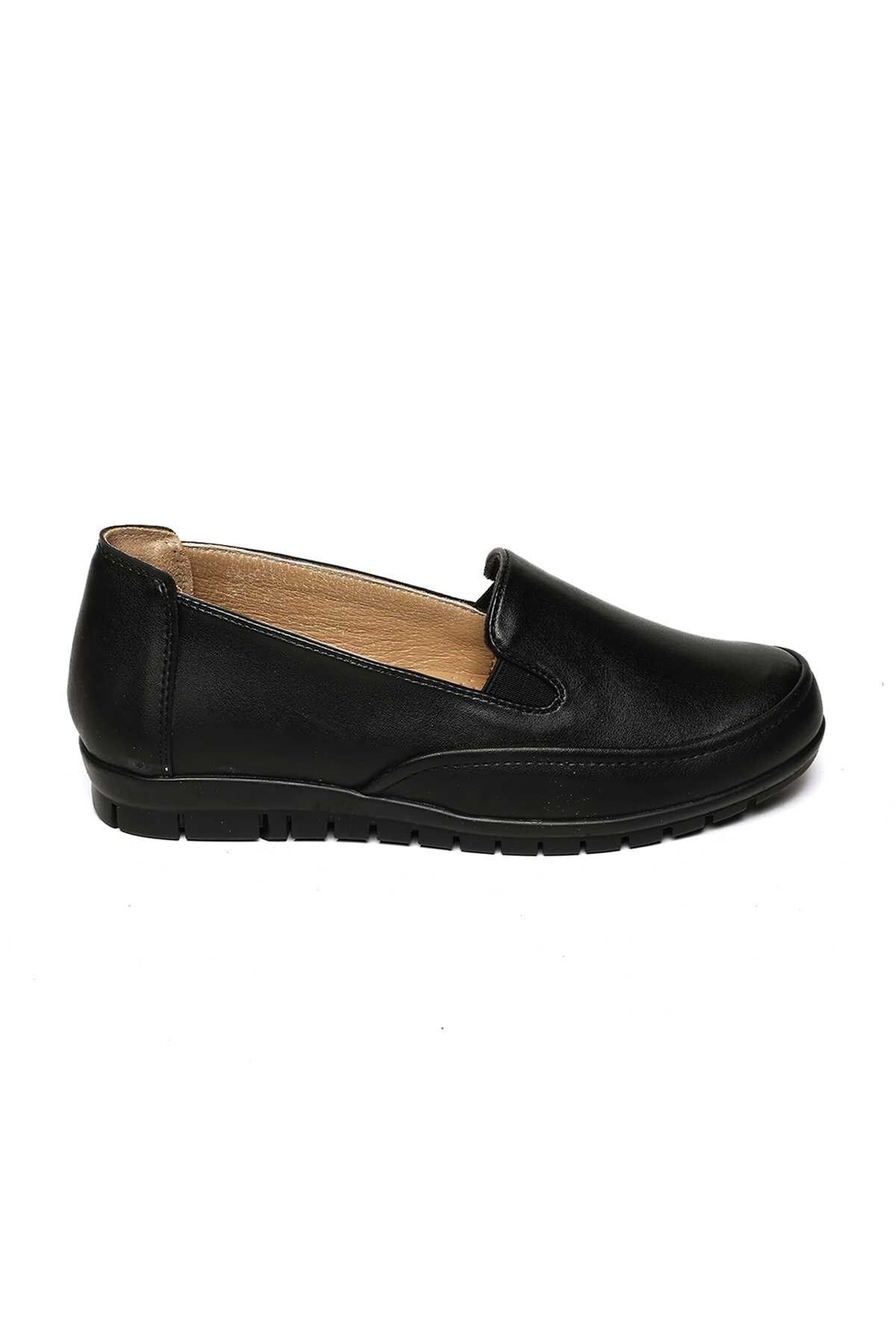 Bestello Bağcıksız Termo Taban Comfort 018-M136-25K Kadın Ayakkabı