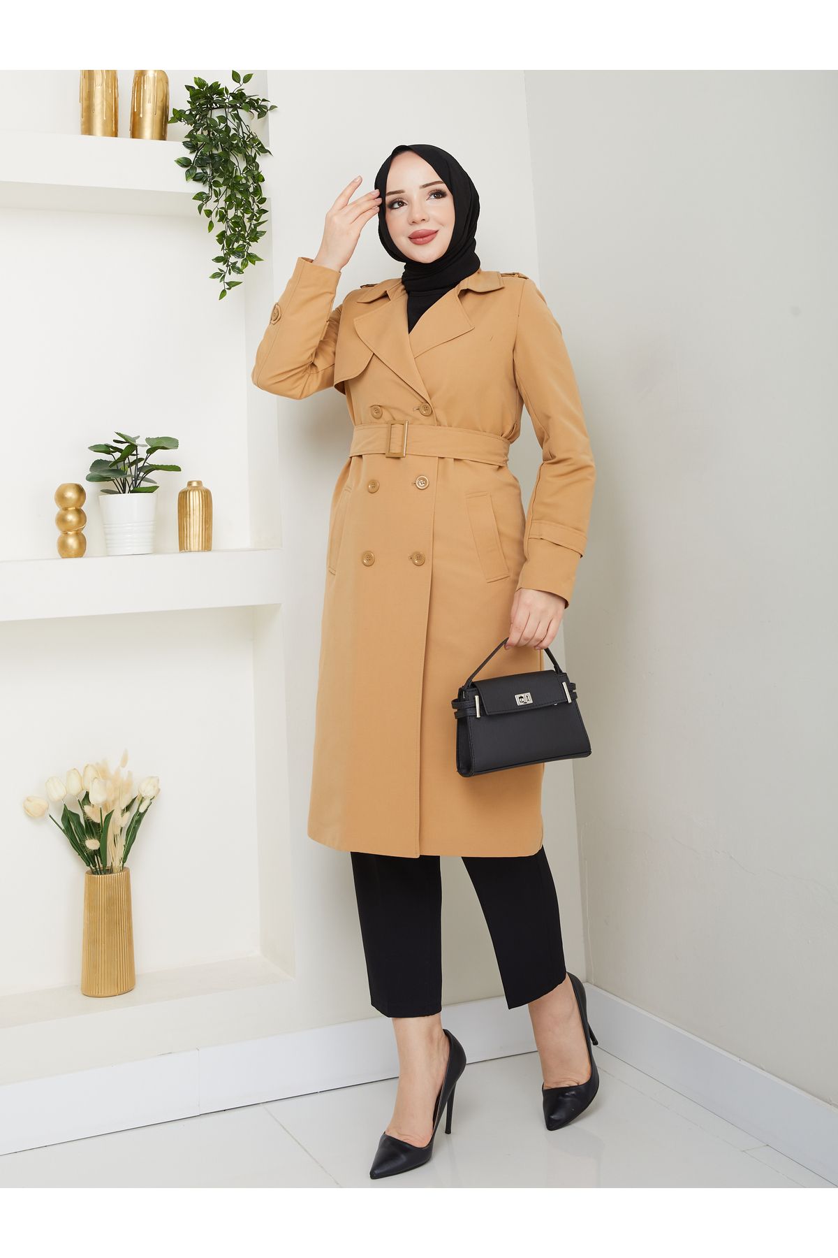 Moda İncir 4004 TRENÇKOT