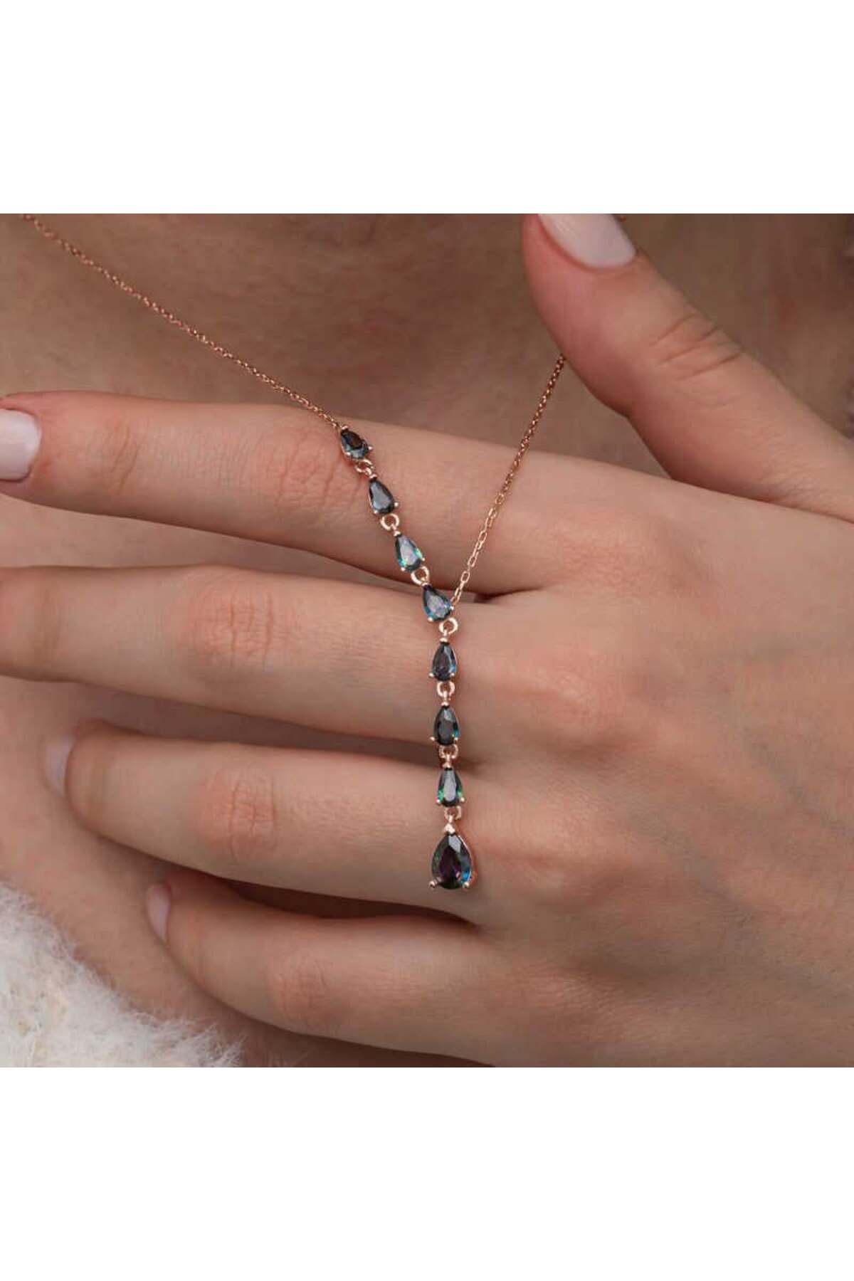 alsepeteavm Gümüş Kalpli Anahtar Kadın Kolye