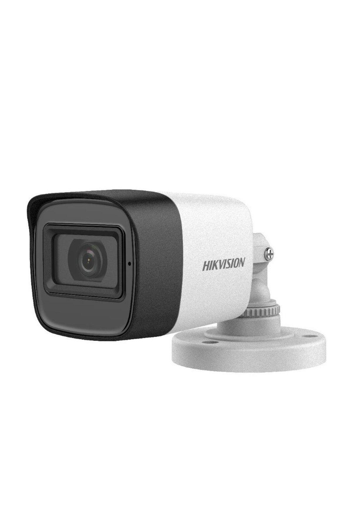 Hikvision DS-2CE16D0T-ITPFS TVI 1080P 2MP 2.8 Mm Sabit Lensli Sesli IR Bullet Kamera