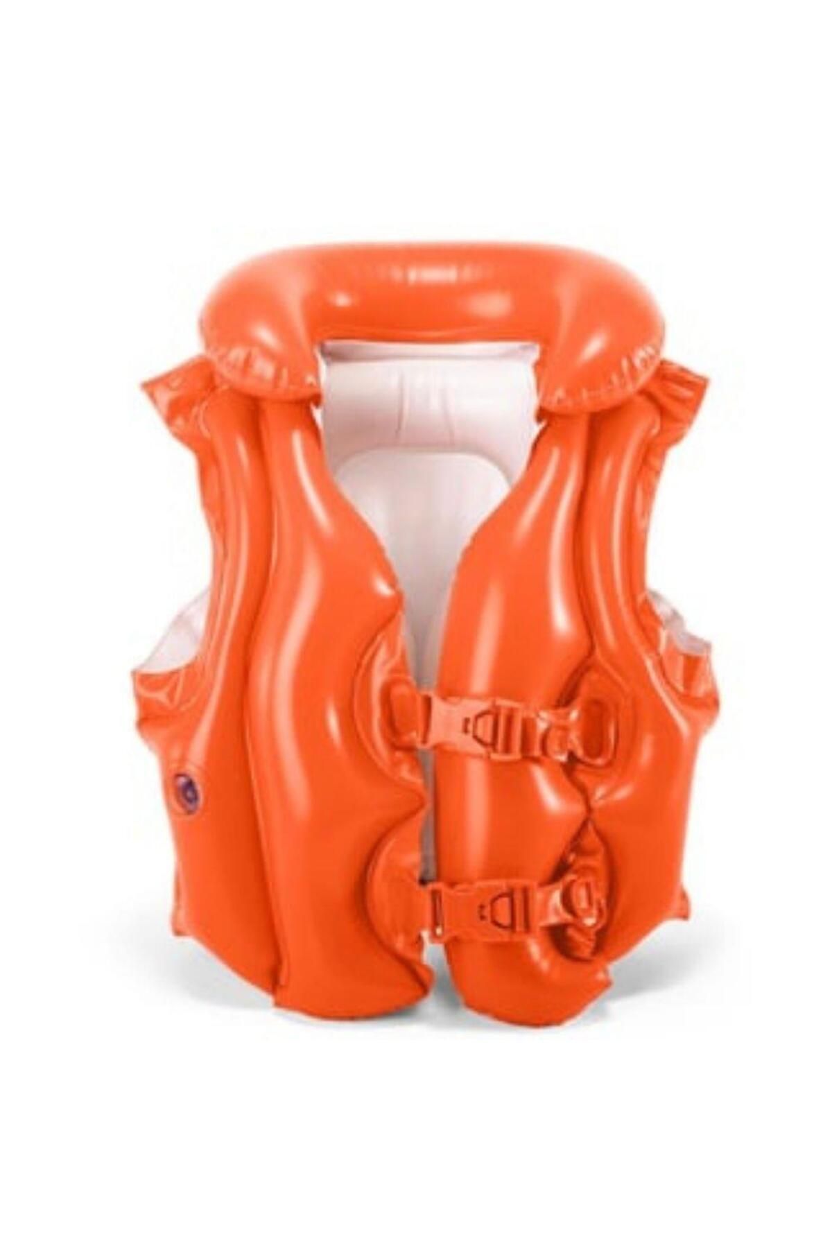melfxxl eticaret Can Yeleği Kırmızı 50x47 Cm İntex - 58671