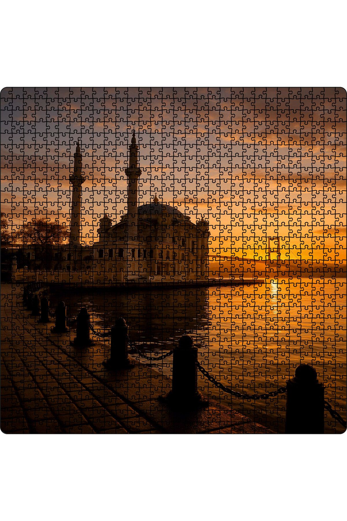 WOODENCRAFT ORTRAKÖY AHŞAP PUZZLE 900 PARÇA 50 X 50