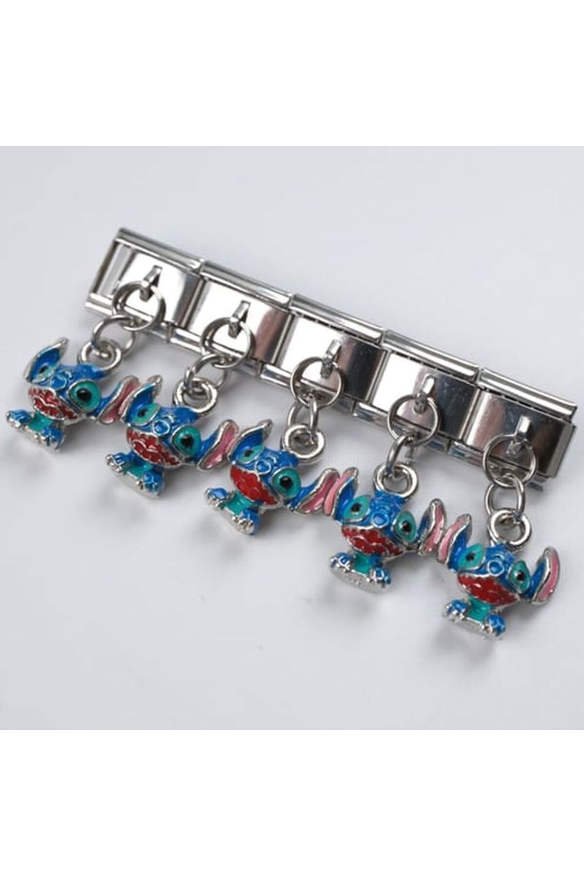 MSBTAKI Stainless Steel Çelik Charm Bileklik Stick Disney Tekli Charm