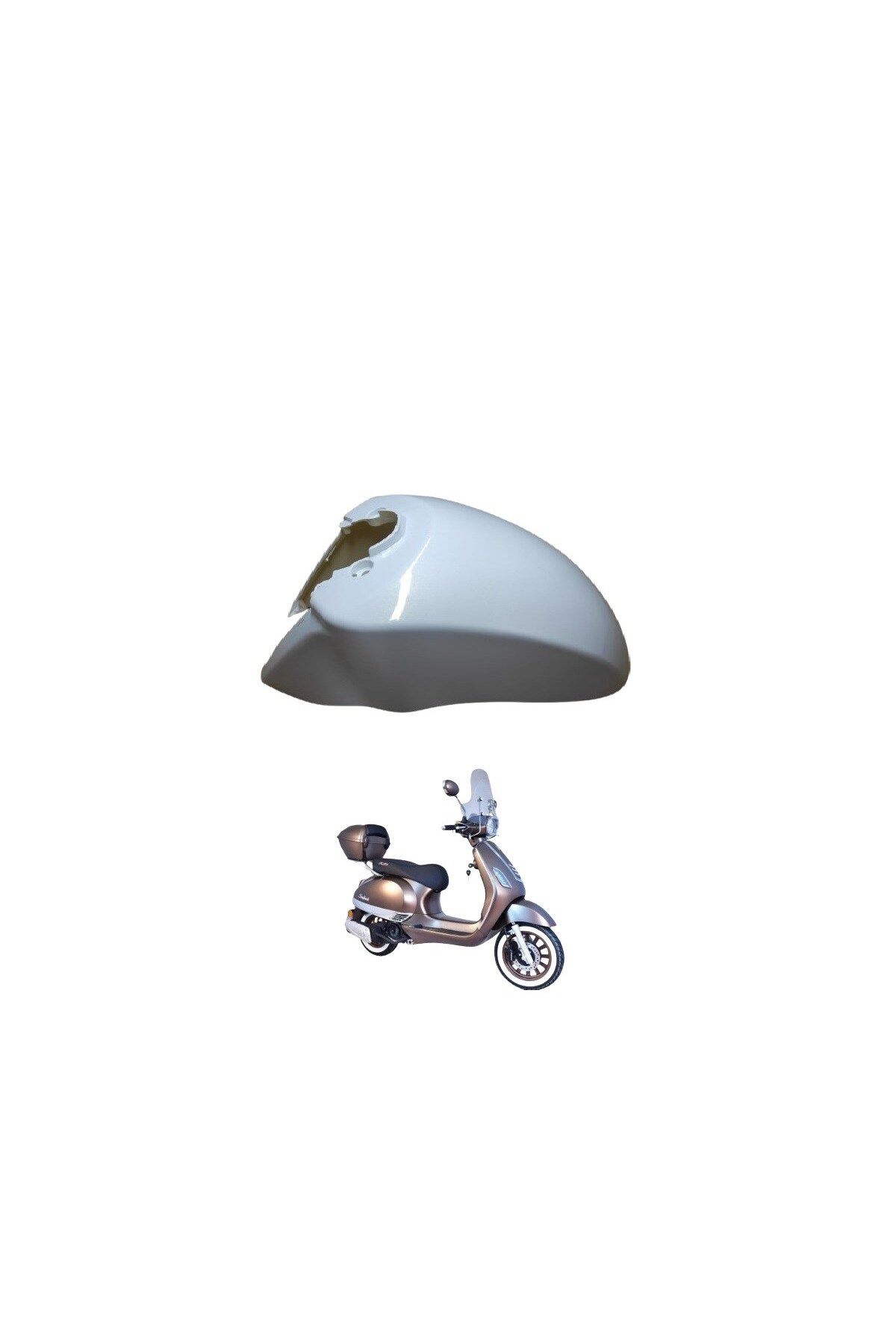 Arora Safari 50cc Ön Çamurluk Beyaz