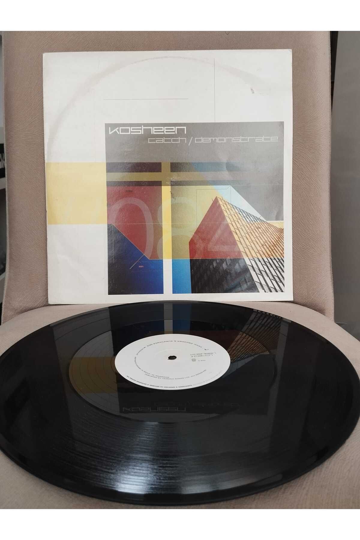 Plakperest Kosheen – Catch / Demonstrate - 2000 Avrupa Basım 12’’, 45’lik Plak - Maxi-Single-2.el
