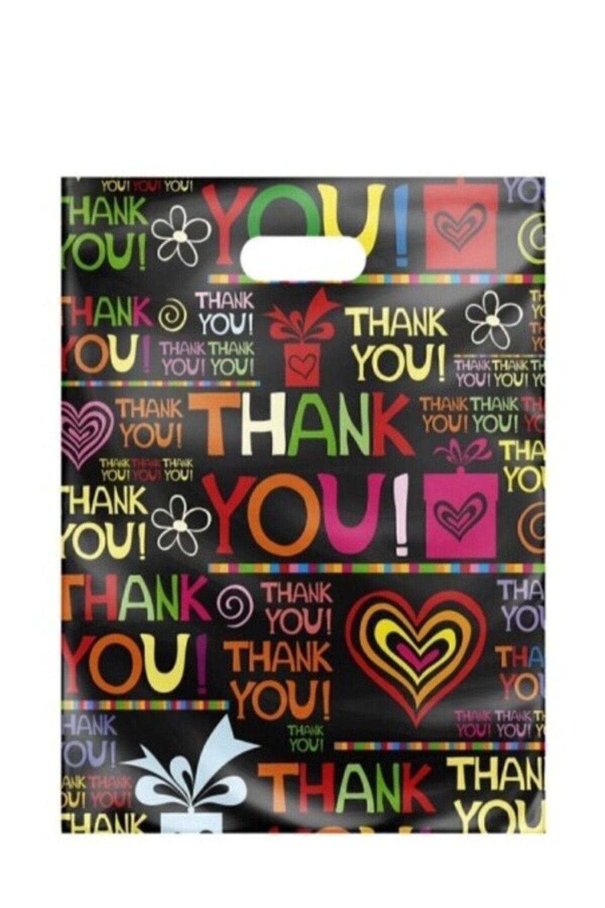 ECOPLAST Takviyeli Poşet Thankyou Yazılı NO440*50CM 50 Adet