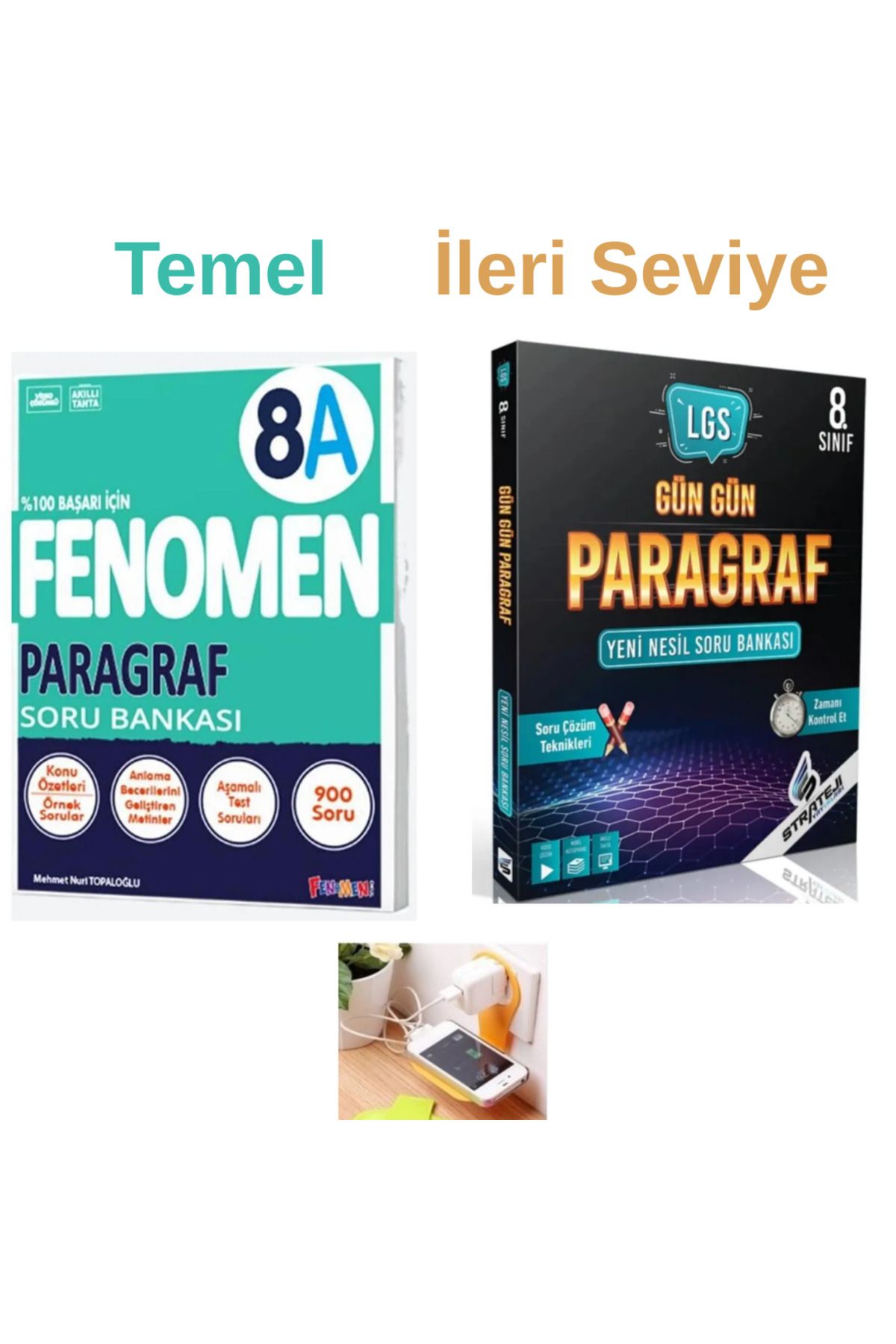 Fenomen Yayıncılık 8.SINIF FENOMEN 8A PARAGRAF + STRATEJİ GÜN GÜN PARAGRAF SET PRİZ TUTUCULU