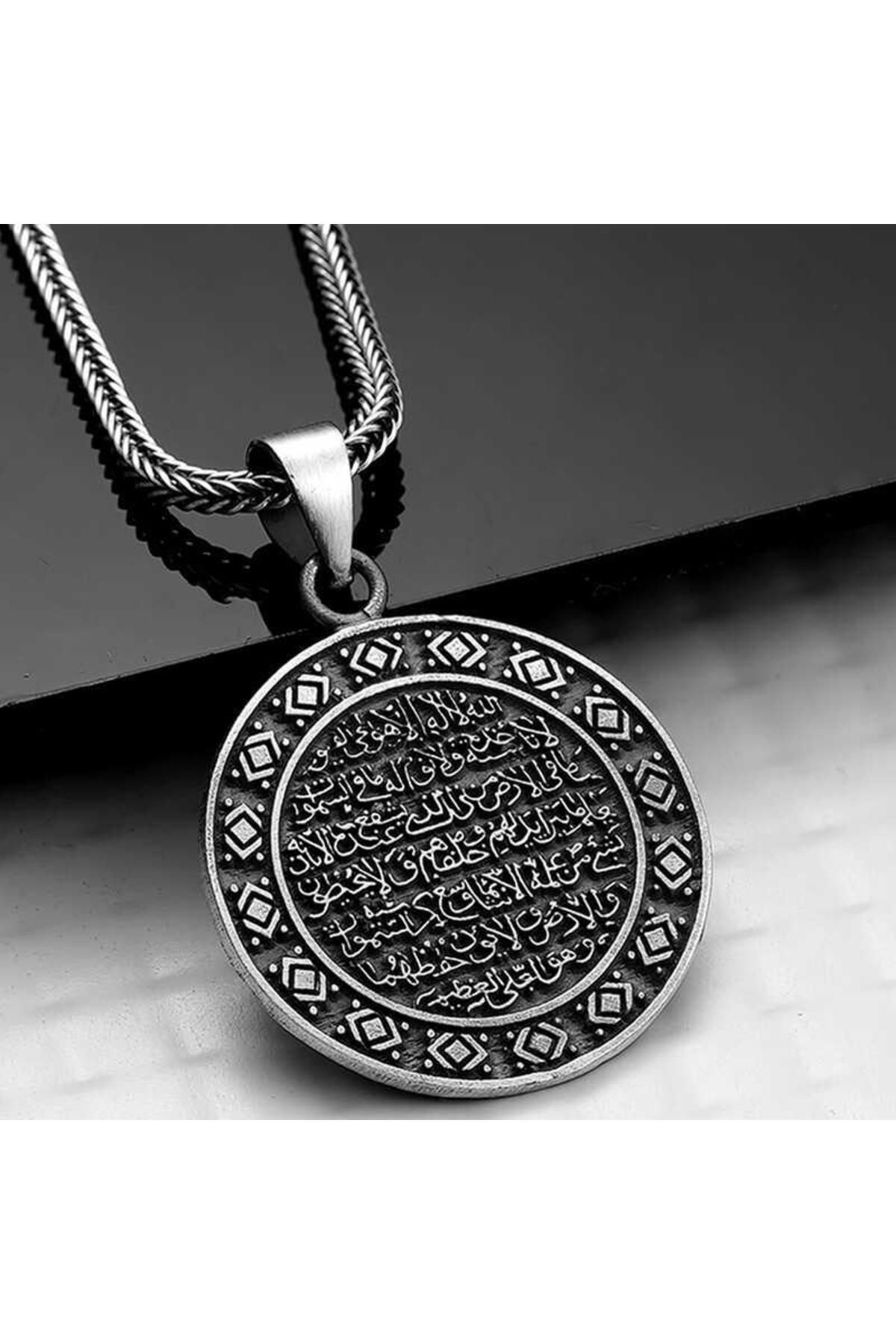 alsepeteavm Gümüş İsmi Azam Duası Kolye