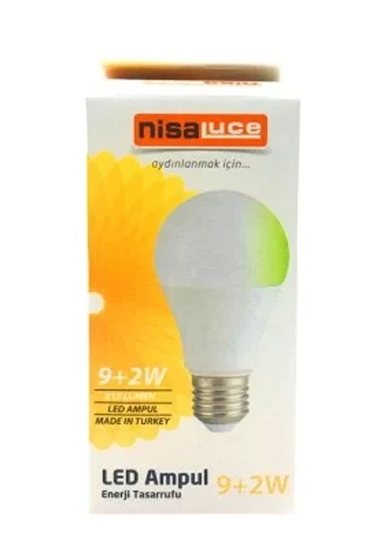 PUFFIN 9+2W E27 DUY BEYAZ-YEŞİL LED AMPUL 1 ADET