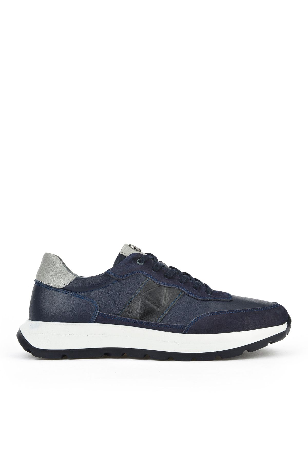 Ziya , Erkek Hakiki Deri Sneaker 1531037Z2417 Lacivert