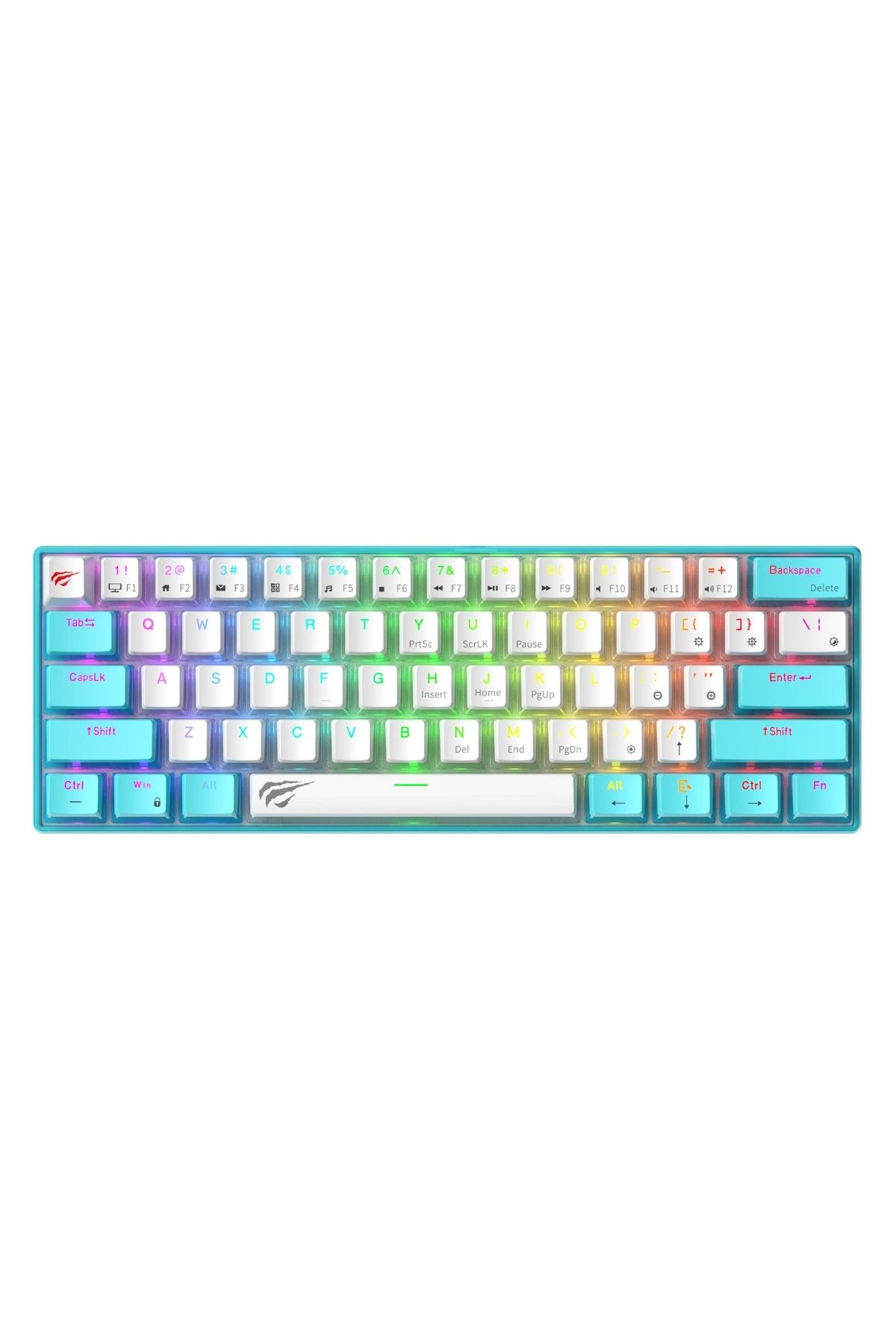 Havit Gamenote KB903L %60 Mekanik Blended Aydınlatma Oyuncu Klavyesi - 61 Tuş