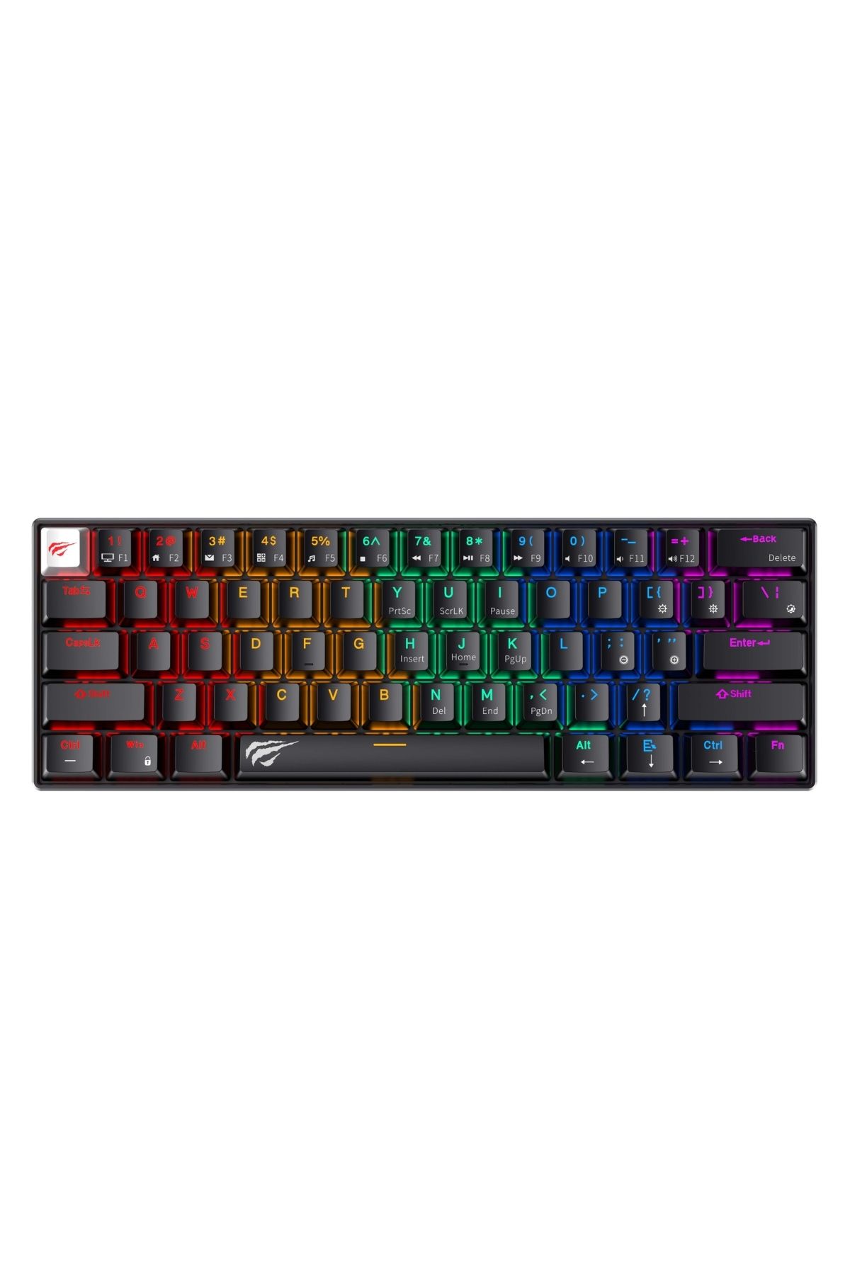Havit Gamenote KB903L %60 Mekanik Blended Aydınlatma Oyuncu Klavyesi - 61 Tuş