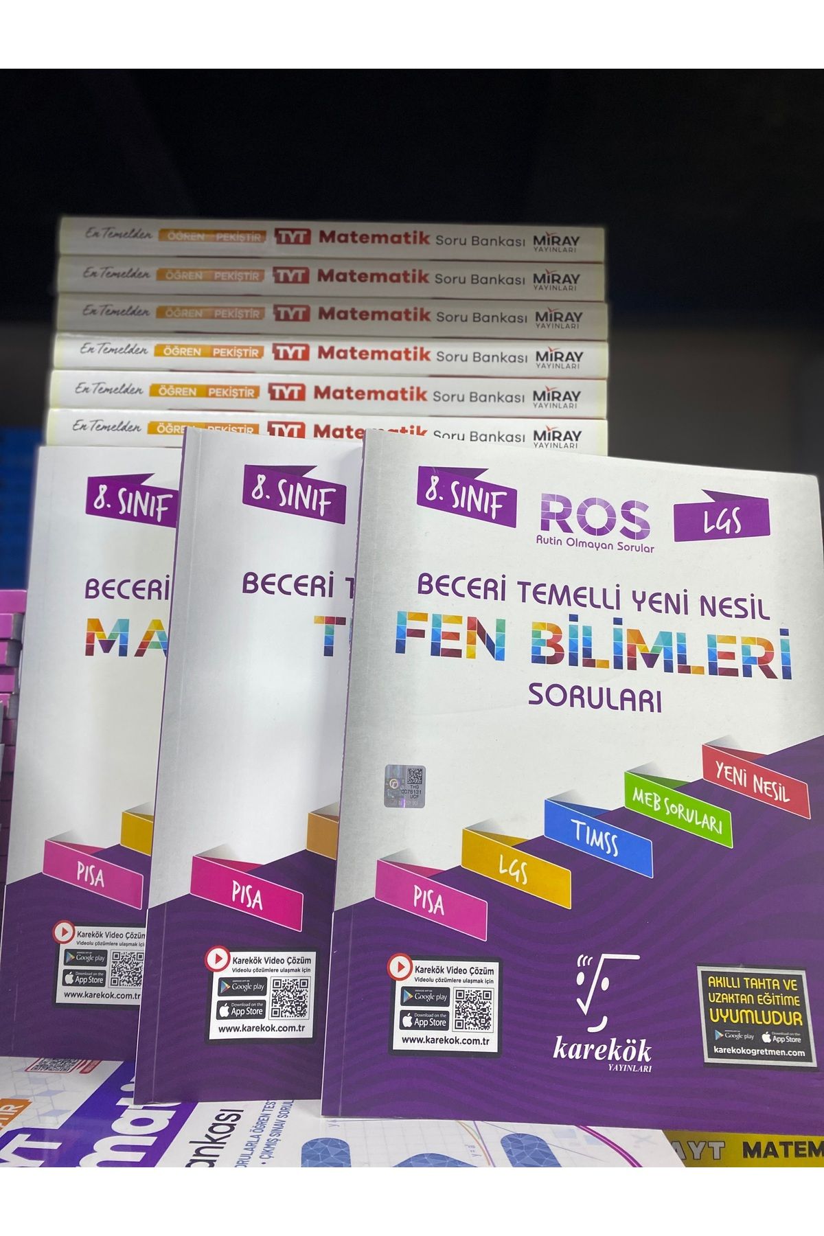 Karekök Yayınları KAREKÖK ROS FEN TÜRKÇE MATEMATİK SORU BANKASI GÜNCEL